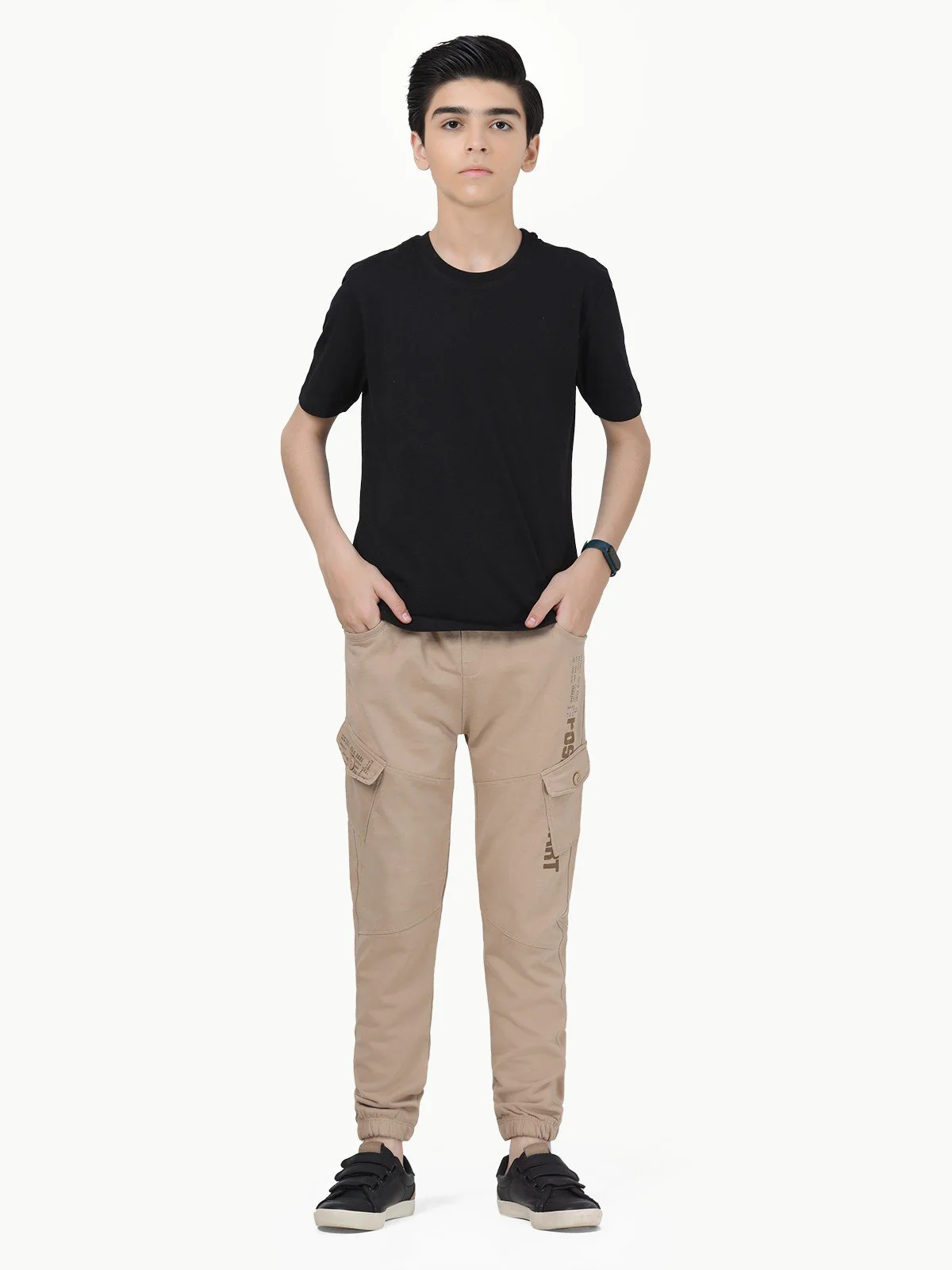 Boy's Khaki Trouser - EBBT23-017 - Image 2