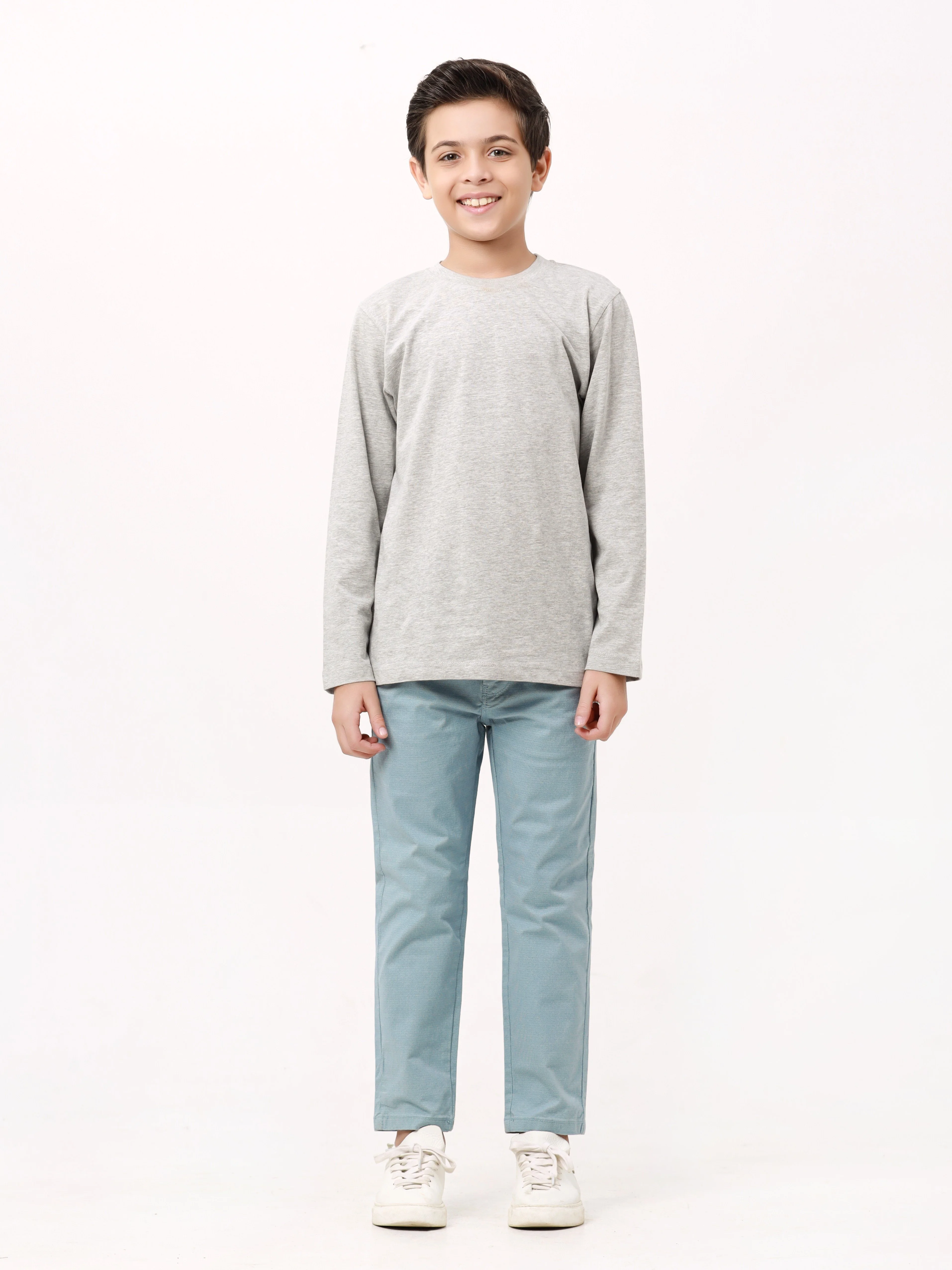 Boy's Light Blue Chino Pant - EBBCP23-006 - Image 2