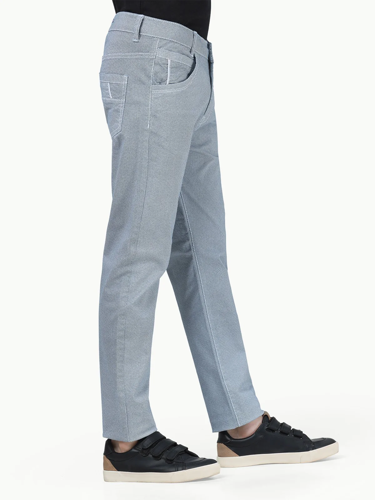 Boy's Light Blue Chino Pant - EBBCP23-014 - Image 3