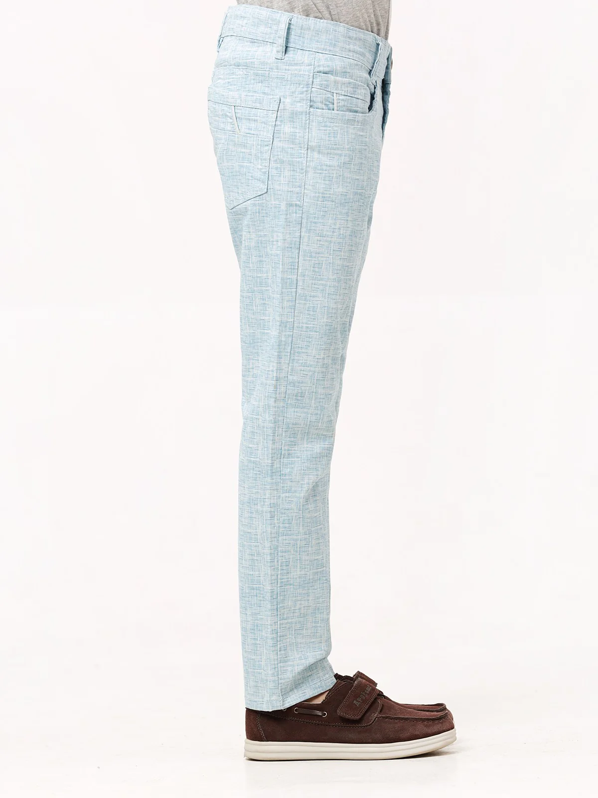 Boy's Light Blue Chino Pant - EBBCP23-023 - Image 3
