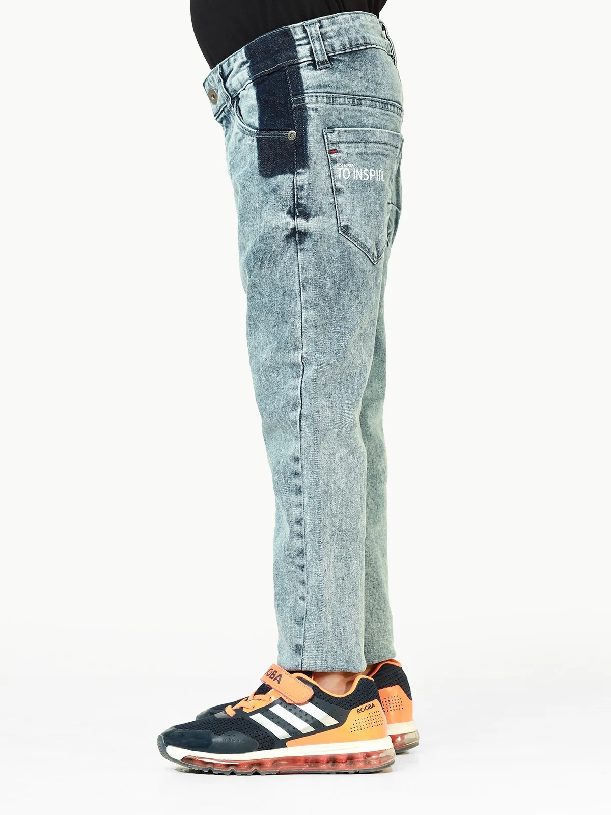 Boy's Light Blue Denim Pant - EBBDP22-001 - Image 2