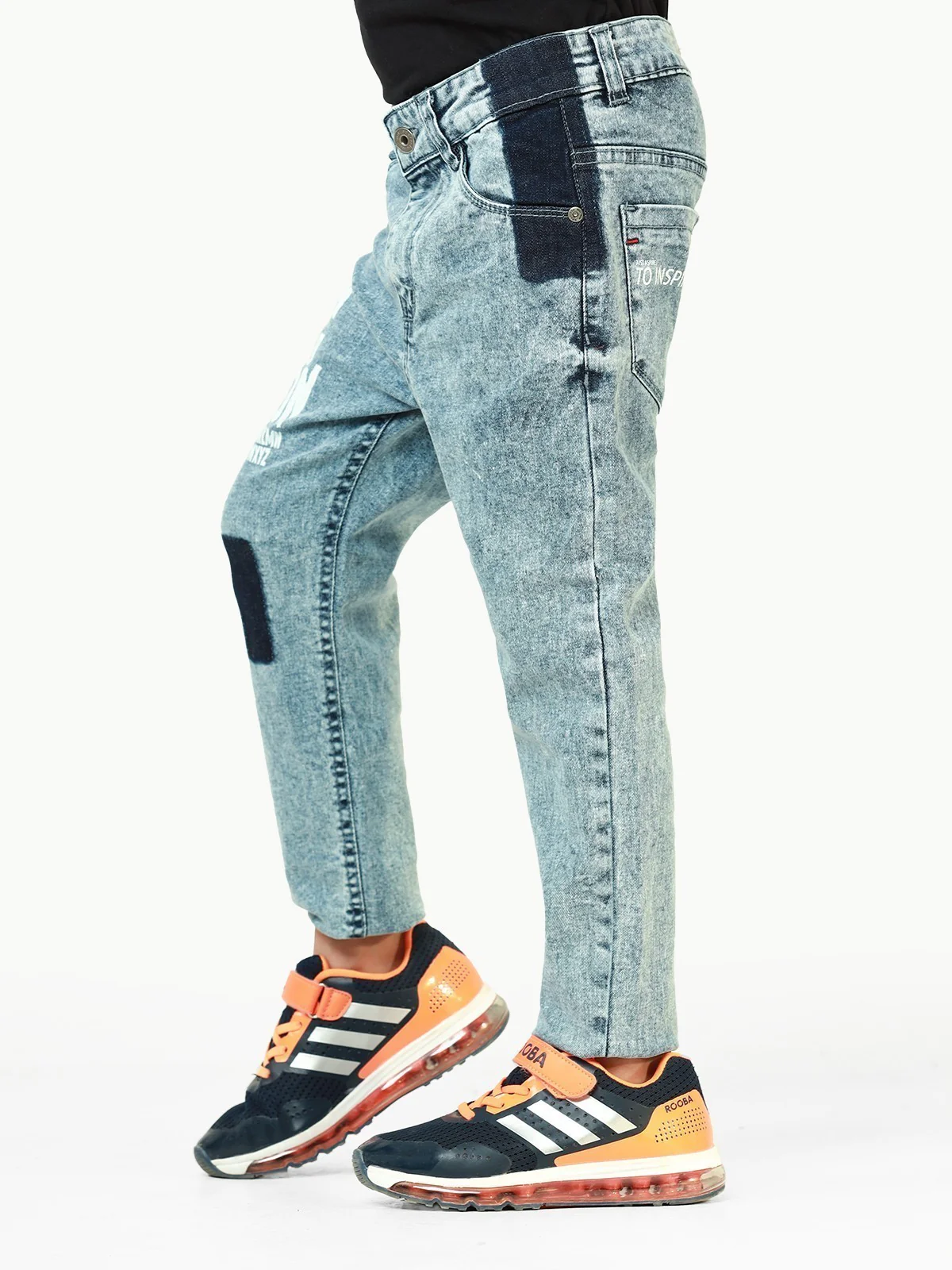 Boy's Light Blue Denim Pant - EBBDP22-001 - Image 7