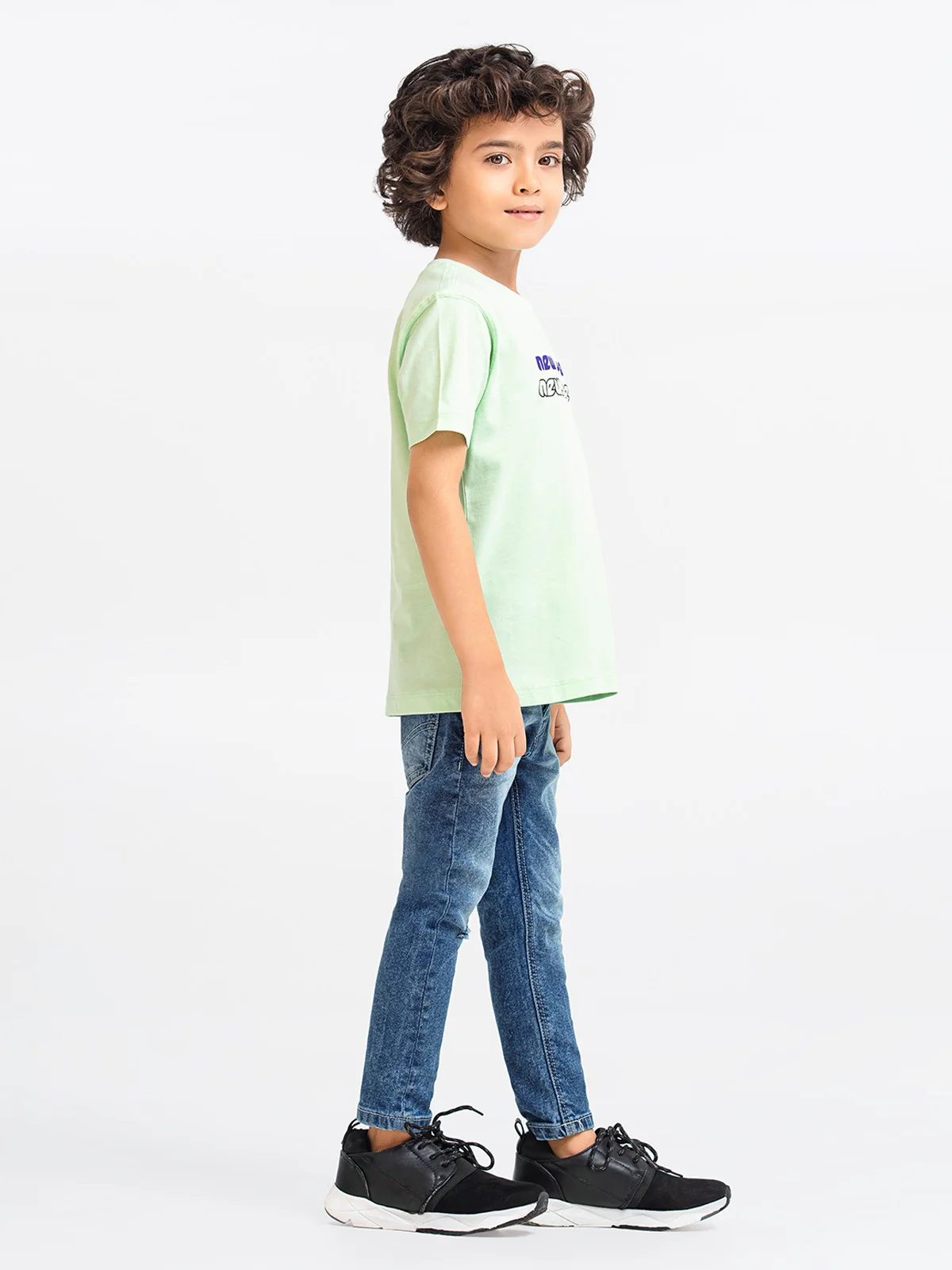 Boy's Light Green T-Shirt - EBTTS23-013 - Image 3