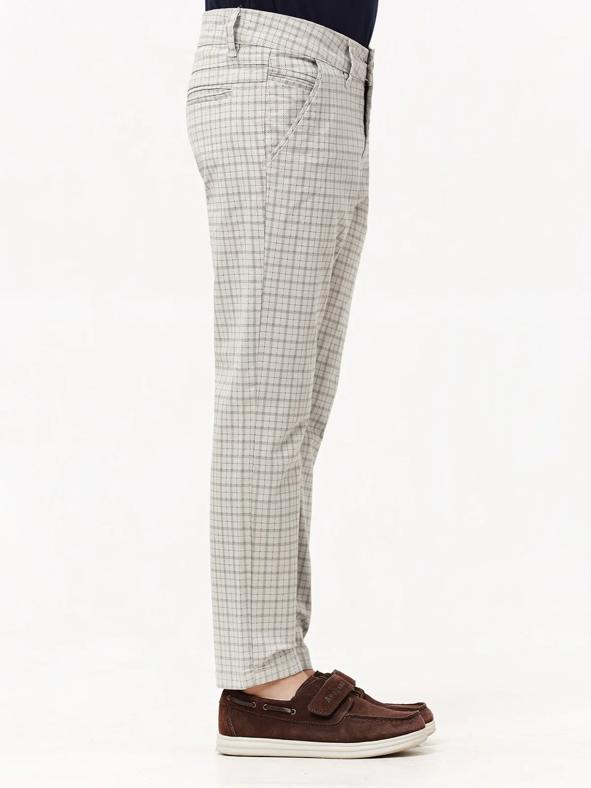 Boy's Light Grey Chino Pant - EBBCP23-003 - Image 3