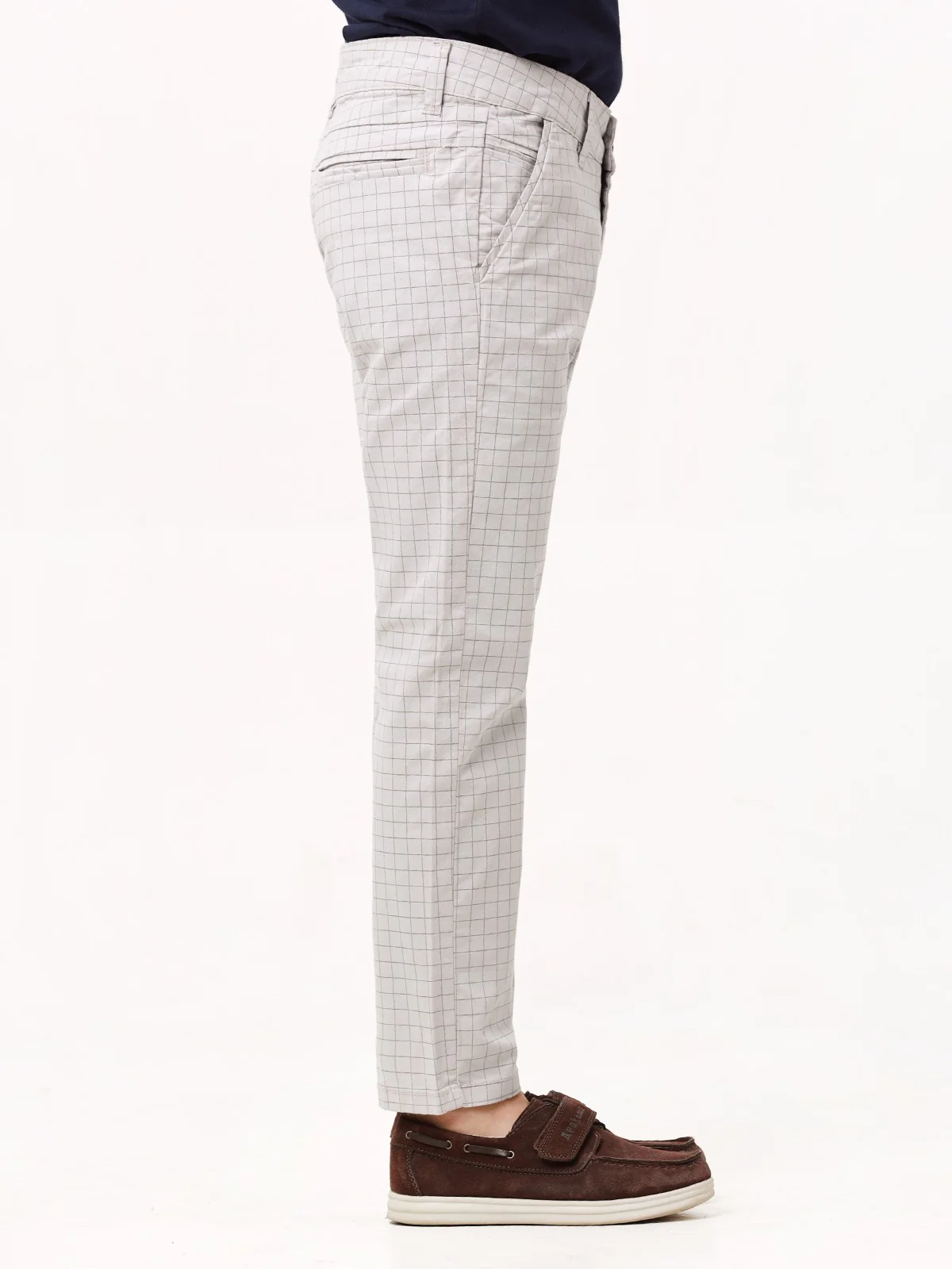 Boy's Light Grey Chino Pant - EBBCP23-010 - Image 3