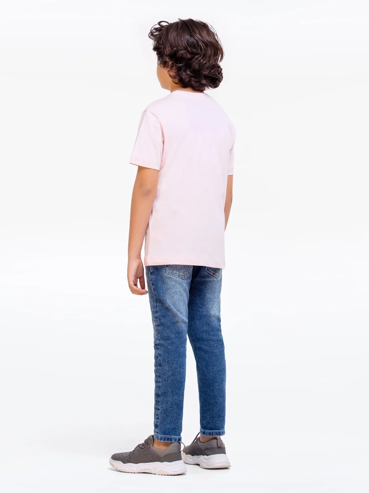 Boy's Light Pink T-Shirt - EBTTS23-035 - Image 5