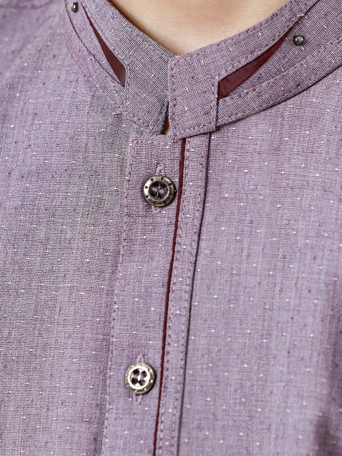 Boy's Light Purple Kurta Shalwar - EBTKS23-3817 - Image 4