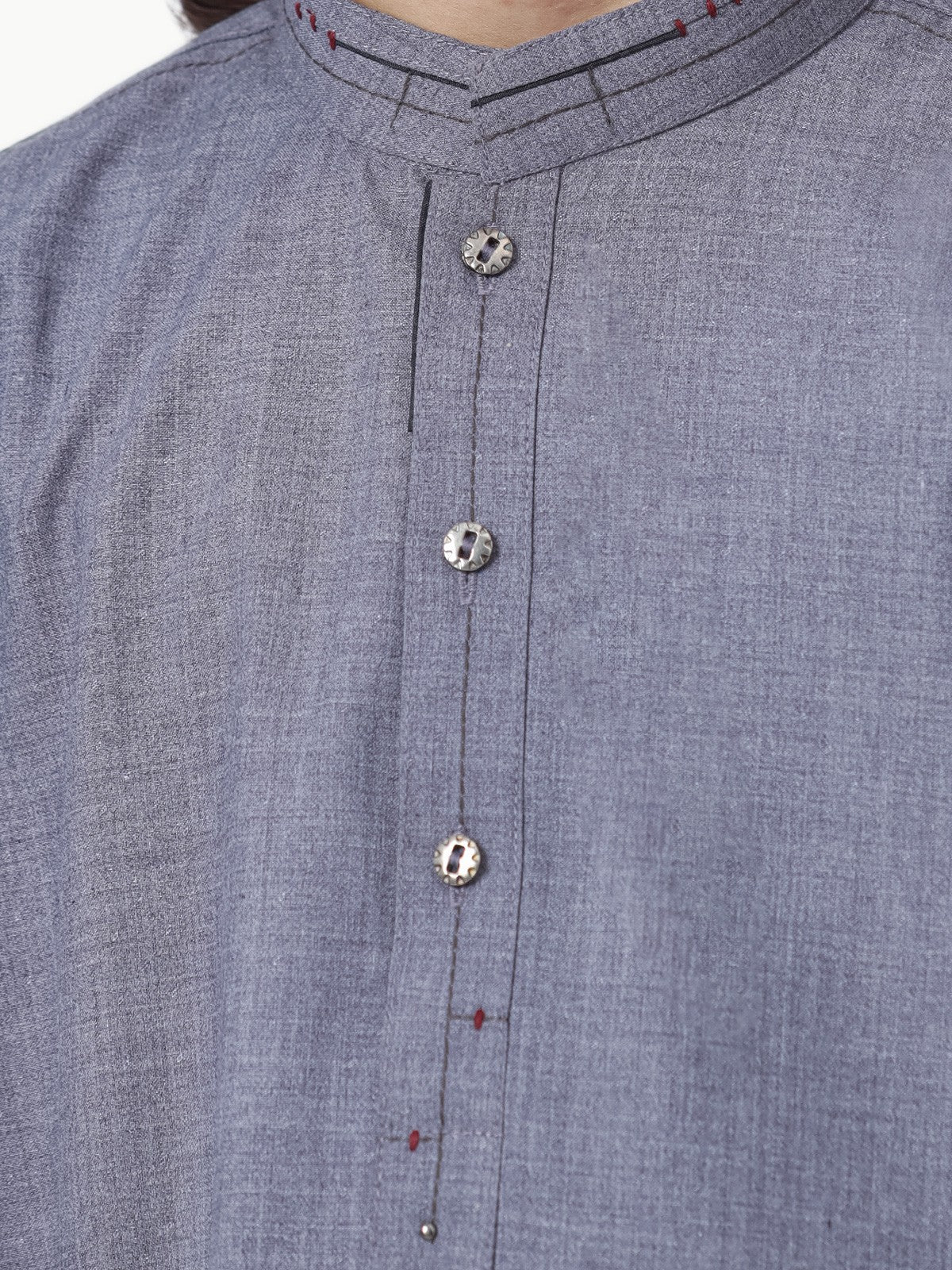 Boy's Light Purple Kurta Shalwar - EBTKS23-3853 - Image 3