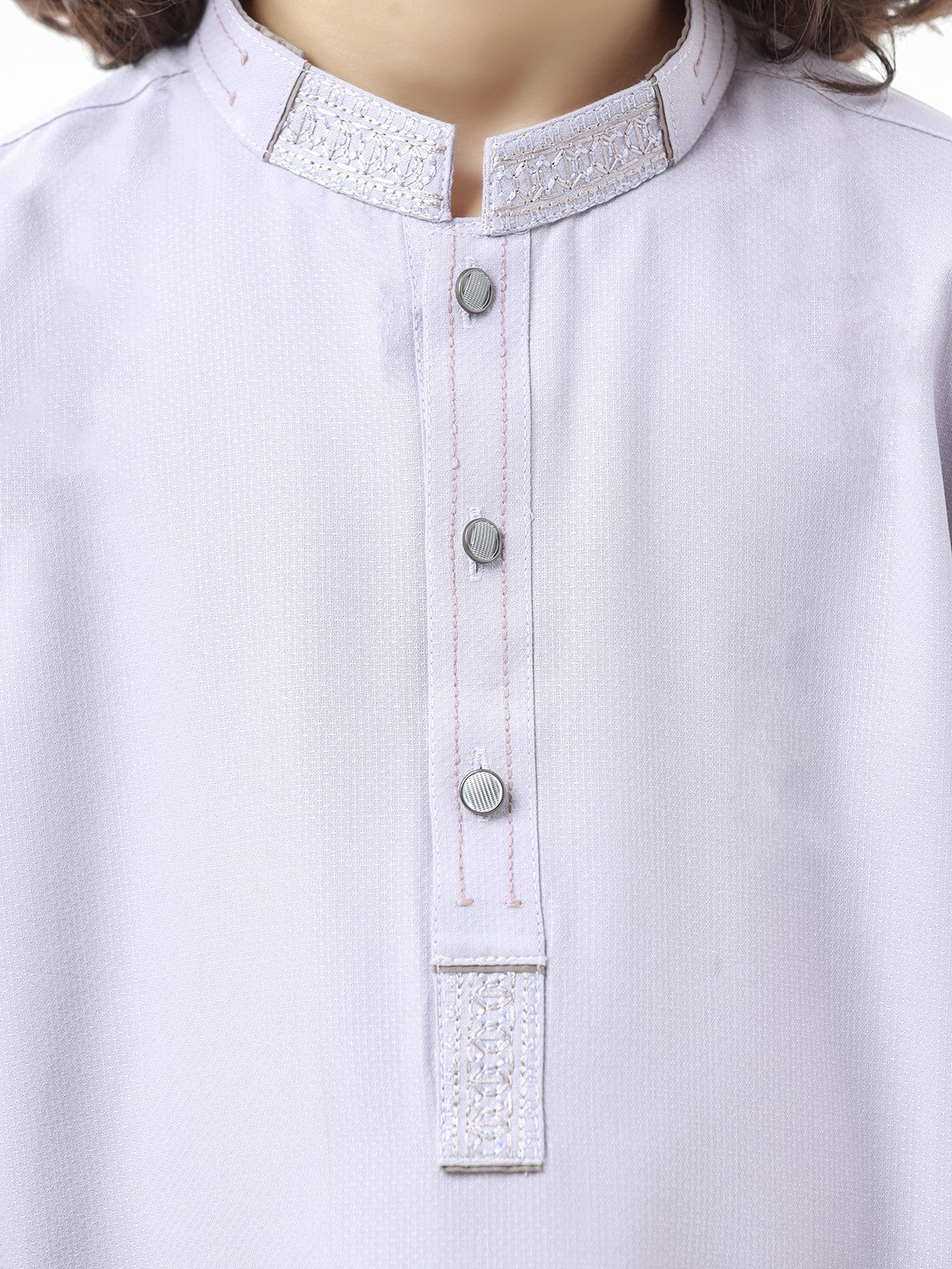 Boy's Light Purple Kurta Shalwar - EBTKS23-3876 - Image 5