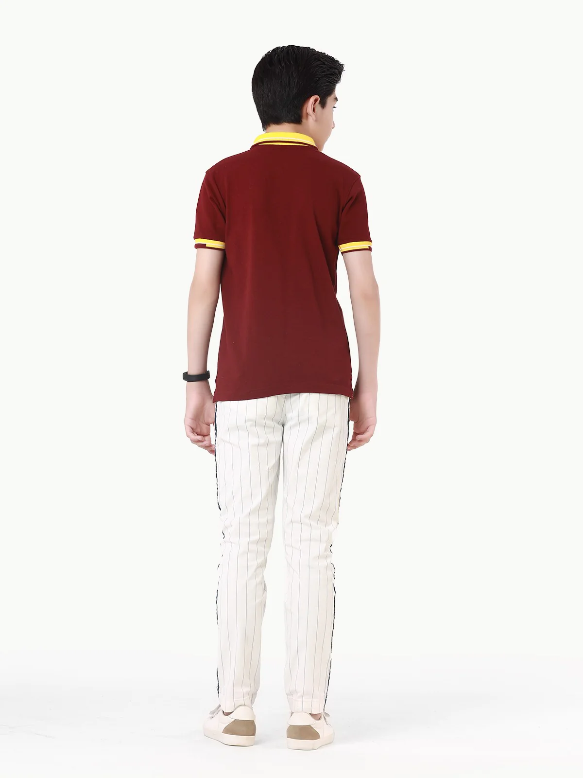 Boy's Maroon Polo Shirt - EBTPS22-018 - Image 6