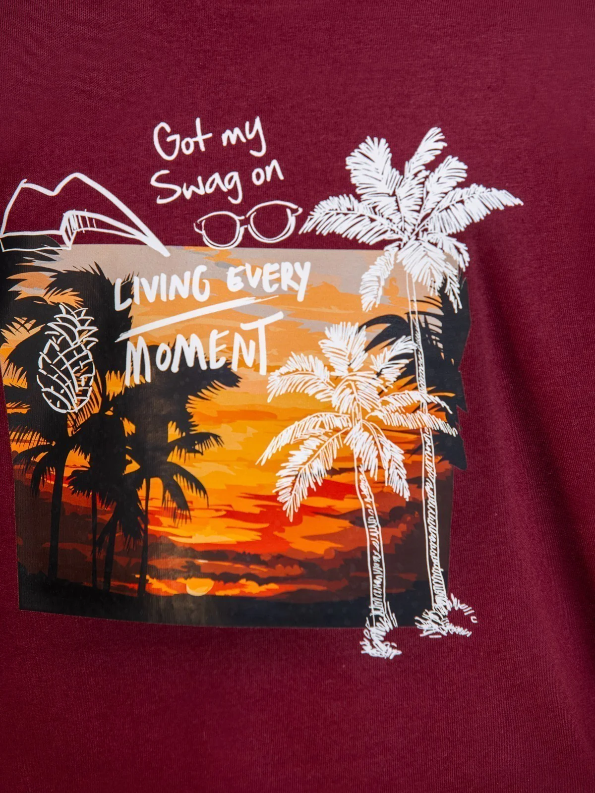 Boy's Maroon T-Shirt - EBTTS23-050 - Image 4