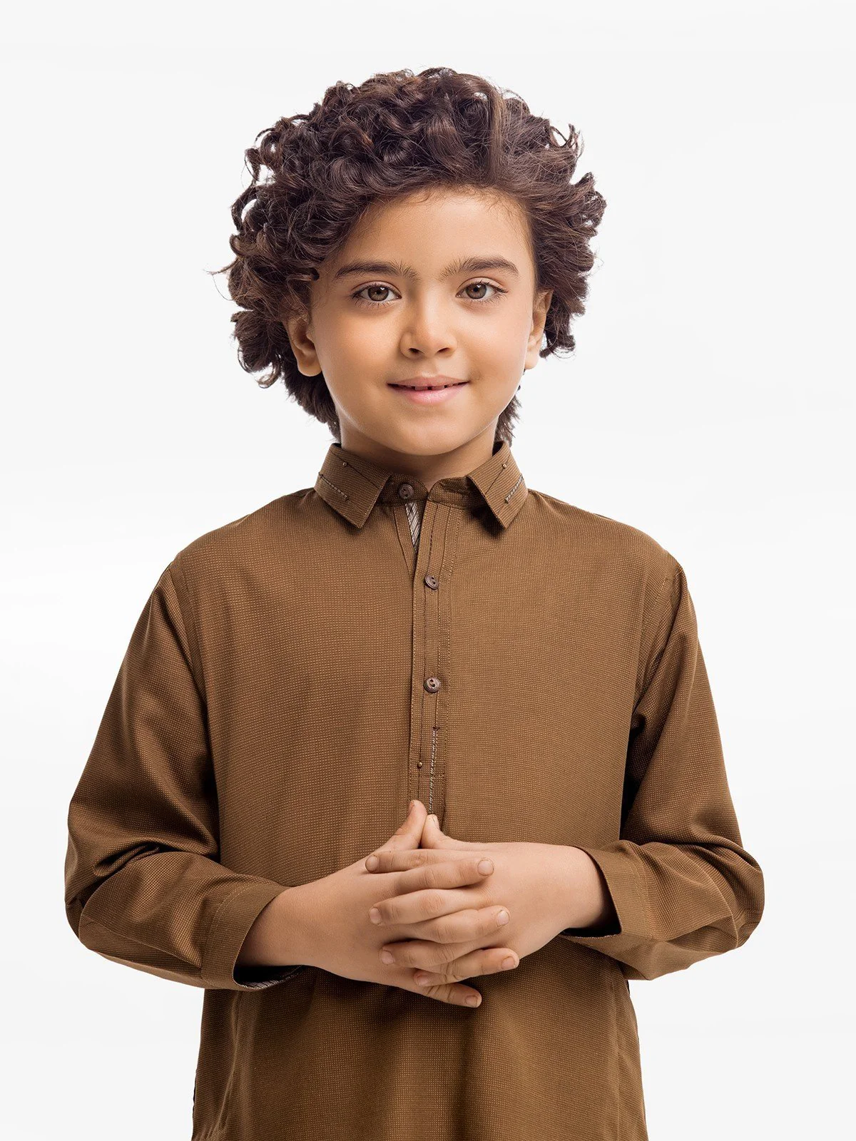 Boy's Mehndi Kurta Shalwar - EBTKS23-3904 - Image 2