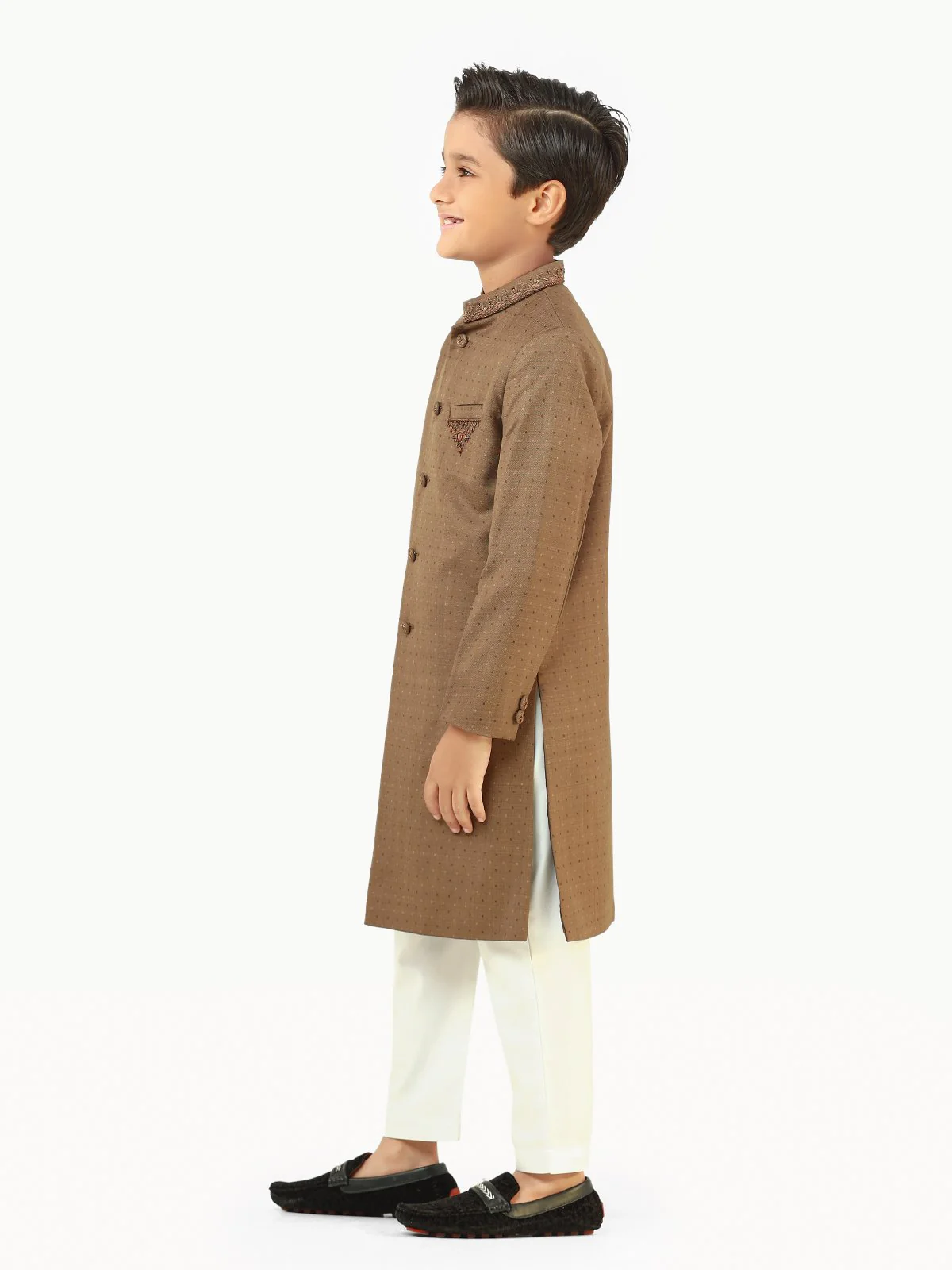 Boy's Mehndi Sherwani - EBTS22-34015 - Image 3