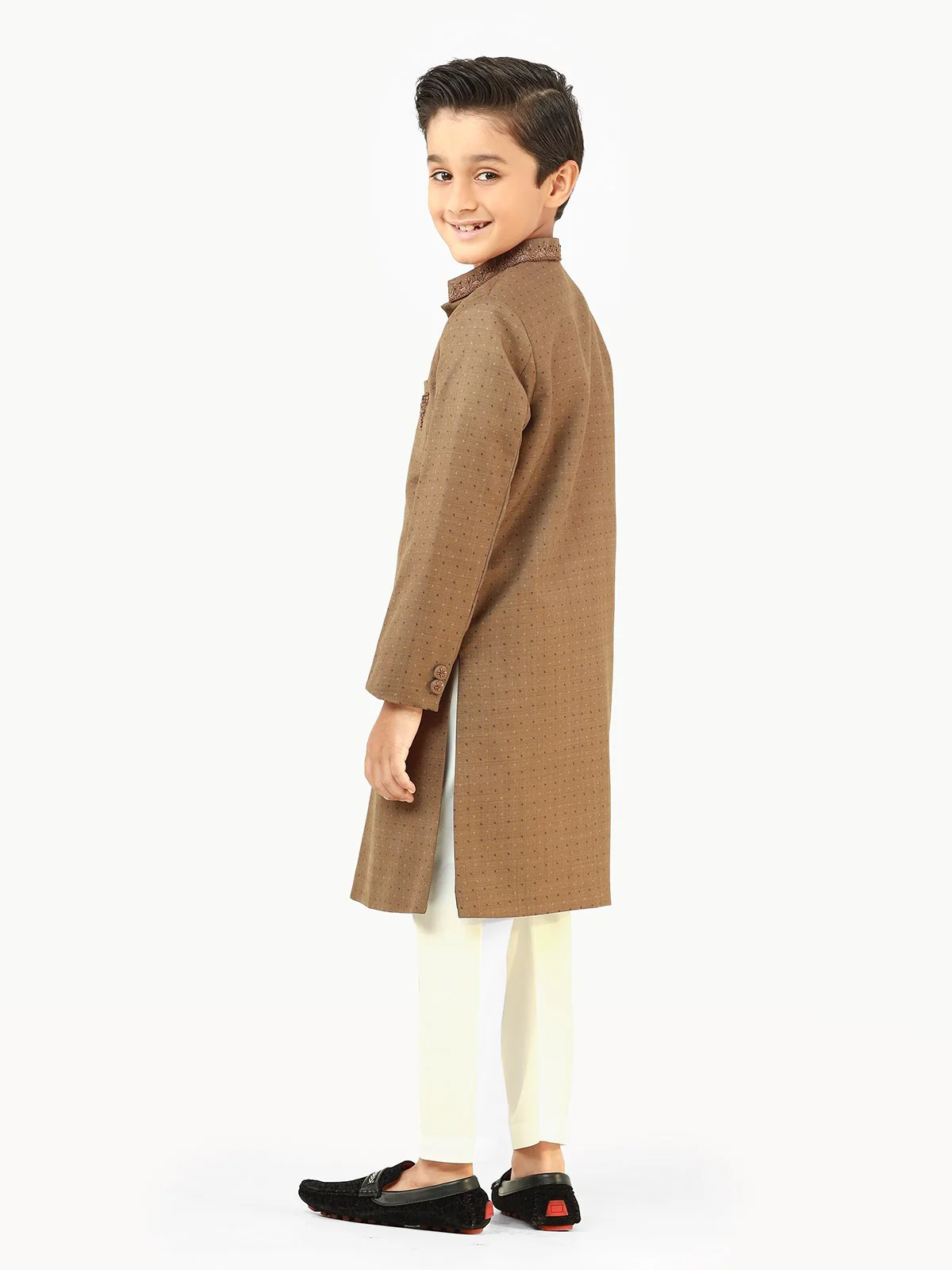 Boy's Mehndi Sherwani - EBTS22-34015 - Image 6