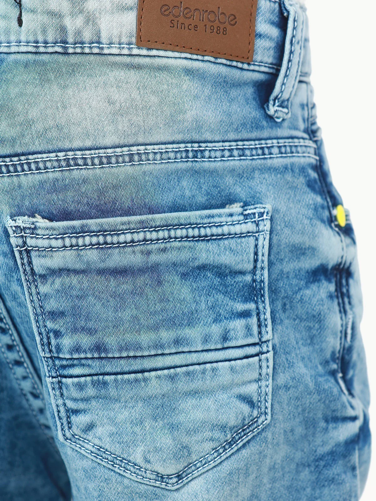 Boy's Mid Blue Denim Pant - EBBDP22-023 - Image 4