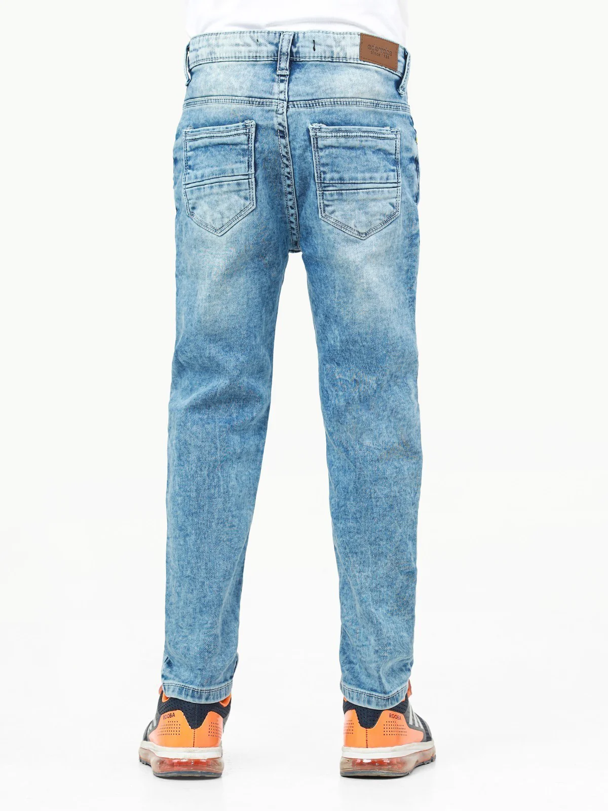 Boy's Mid Blue Denim Pant - EBBDP22-023 - Image 6