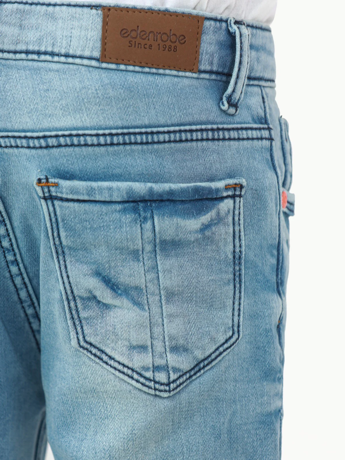 Boy's Mid Blue Denim Pant - EBBDP22-024 - Image 5