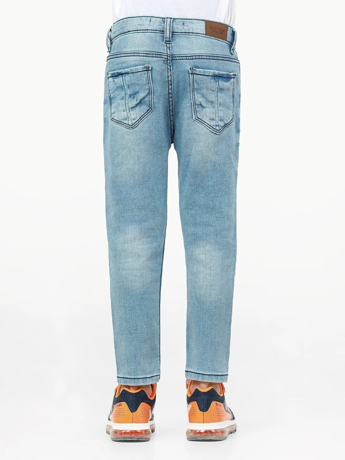 Boy's Mid Blue Denim Pant - EBBDP22-024 - Image 6