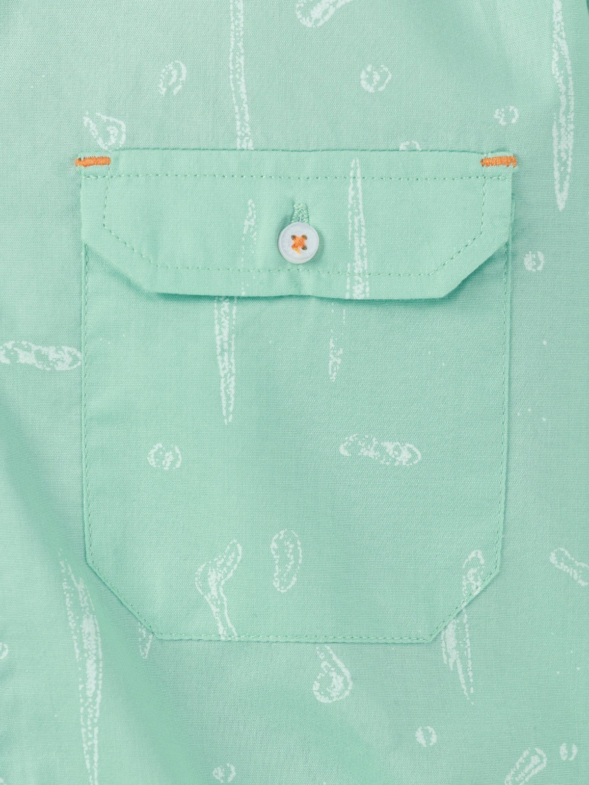 Boy's Mint Green Shirt - EBTS23-27429 - Image 4