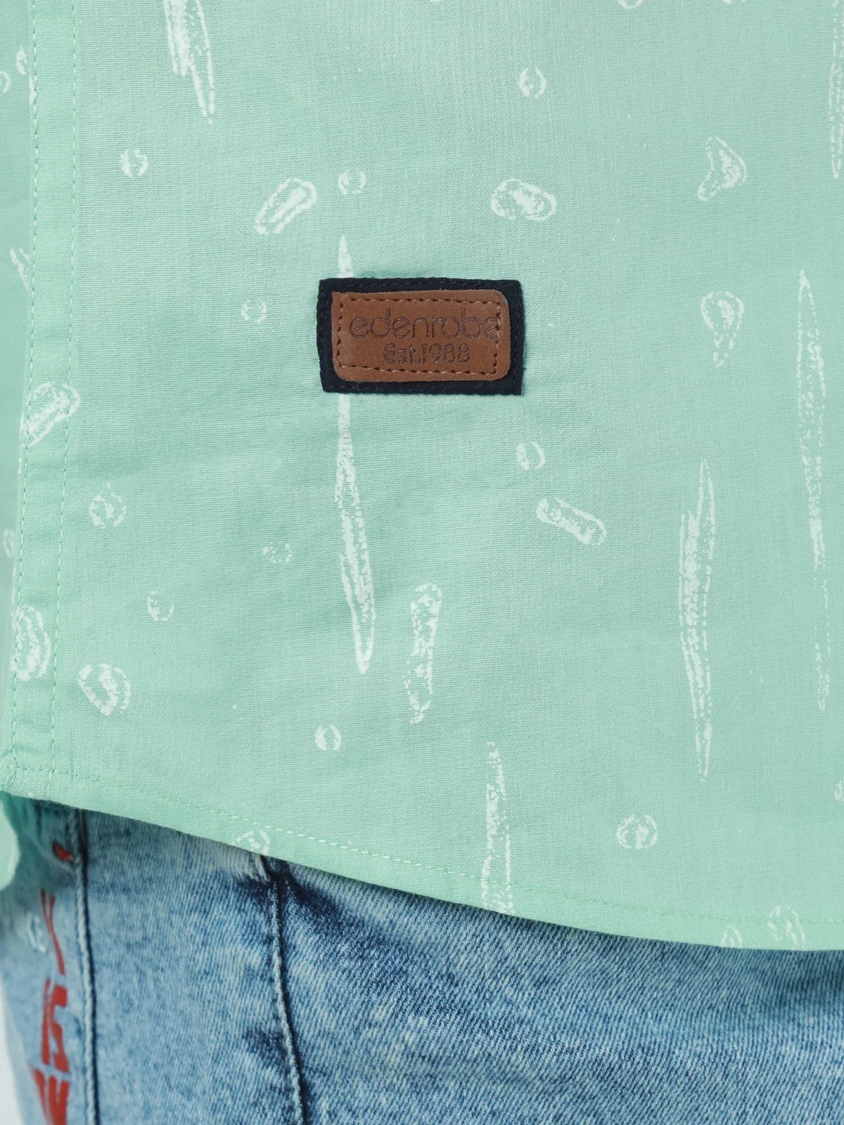 Boy's Mint Green Shirt - EBTS23-27429 - Image 5