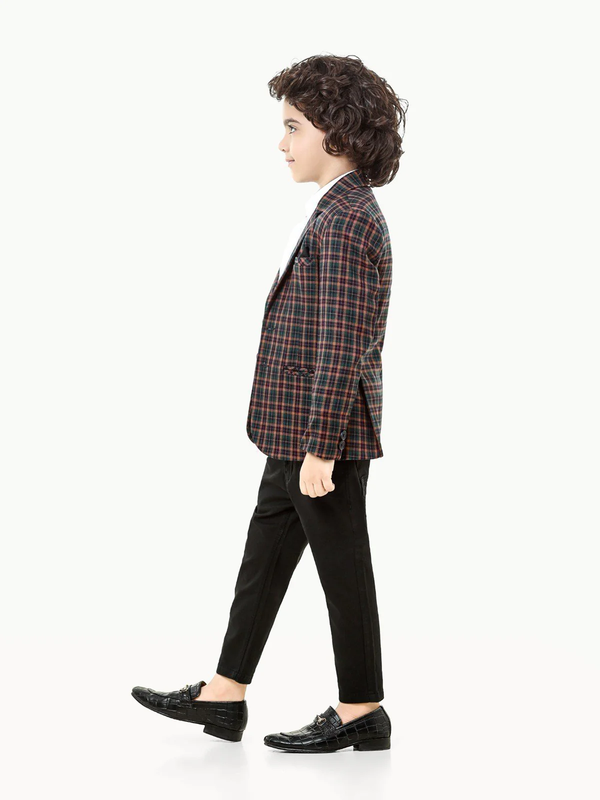 Boy's Multi & Green Blazer - EBTB22-4460 - Image 3