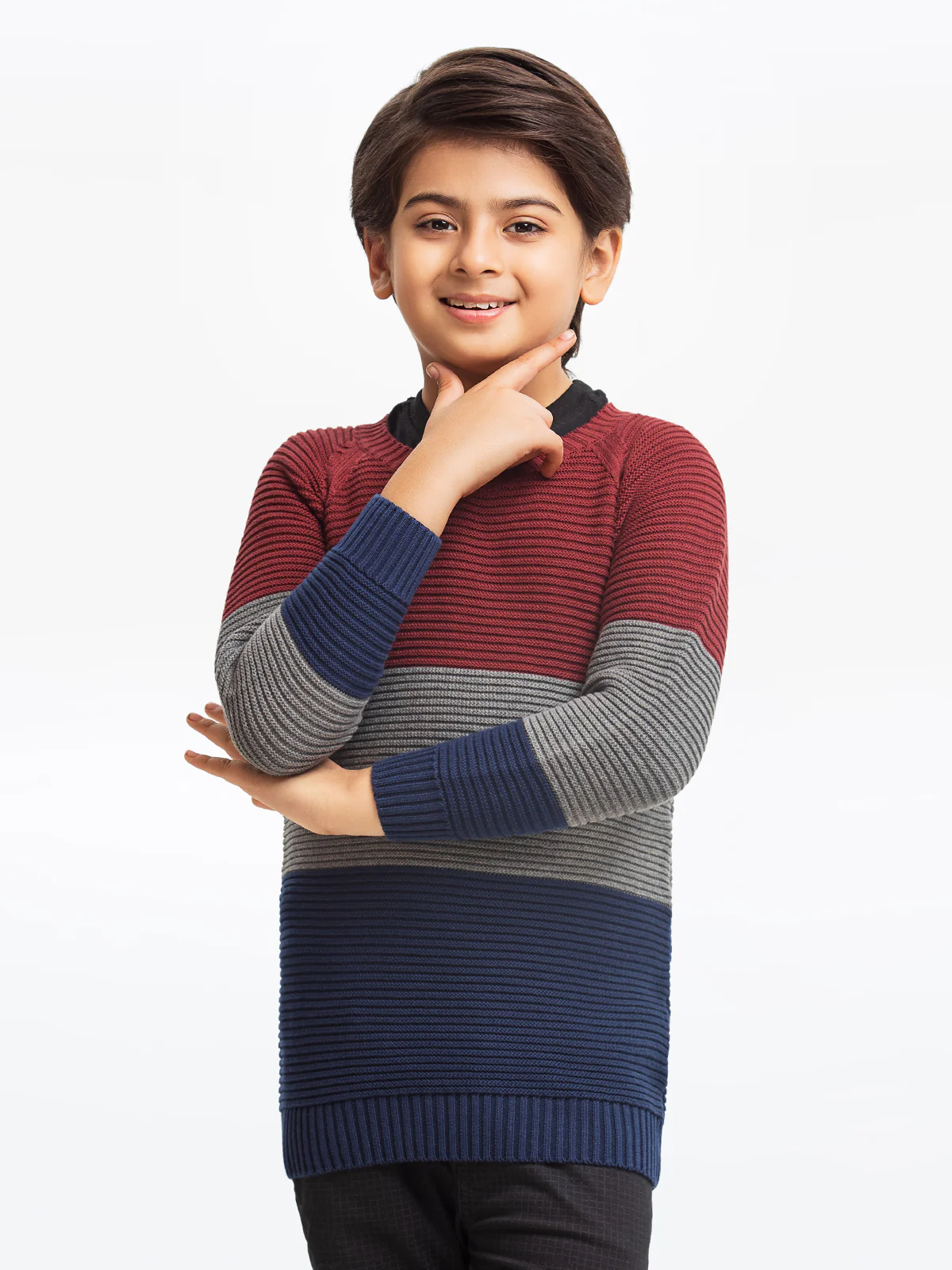 Boy's Multi Sweater - EBTSWT23-011 - Image 2