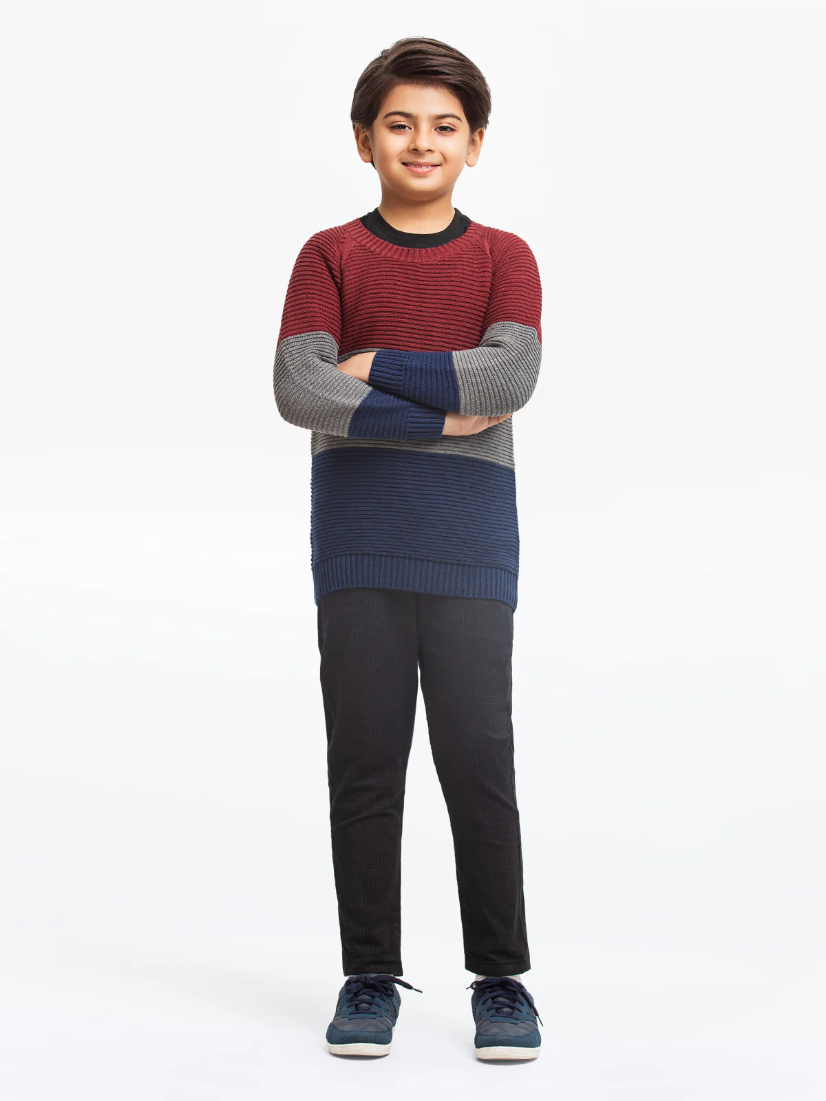 Boy's Multi Sweater - EBTSWT23-011 - Image 4