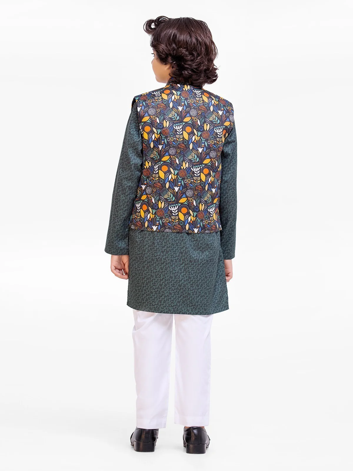 Boy's Multi Waist Coat Suit - EBTWCS23-25181 - Image 6