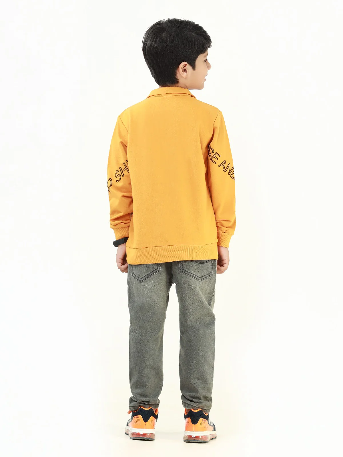 Boy's Mustard Sweatshirt - EBTSS21-006 - Image 5