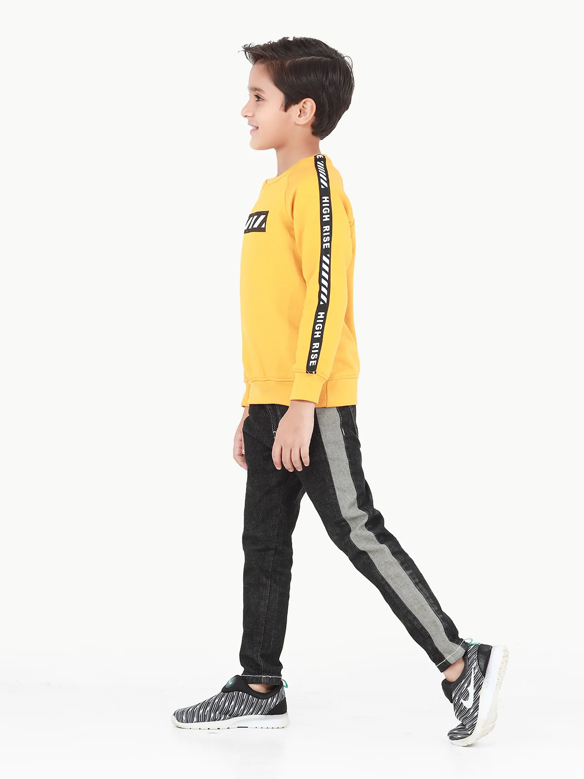 Boy's Mustard Sweatshirt - EBTSS22-003 - Image 3