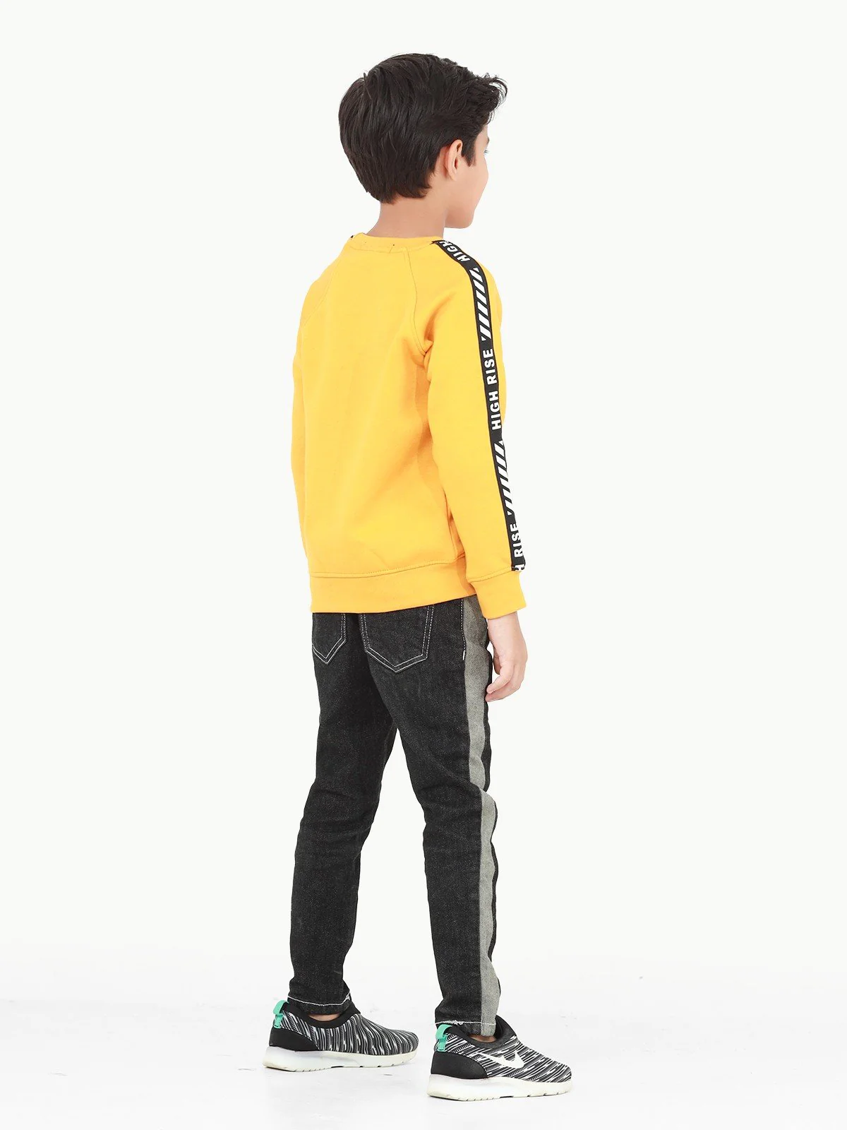 Boy's Mustard Sweatshirt - EBTSS22-003 - Image 6