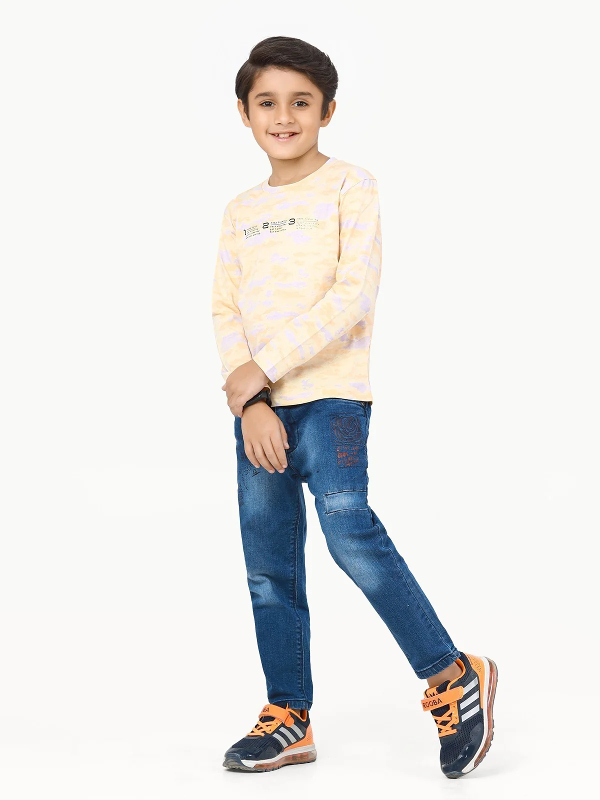 Boy's Full Sleeves T-Shirt - EBTGF22-016 - Image 4