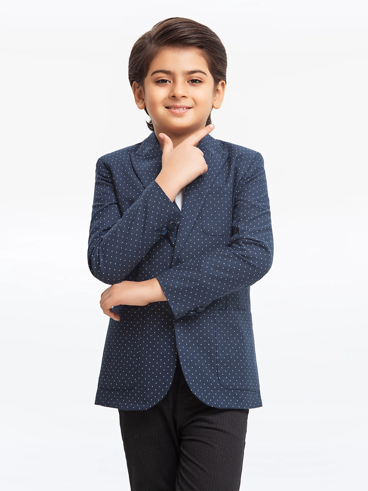 Boy's Navy Blazer - EBTB23-4506 - Image 2