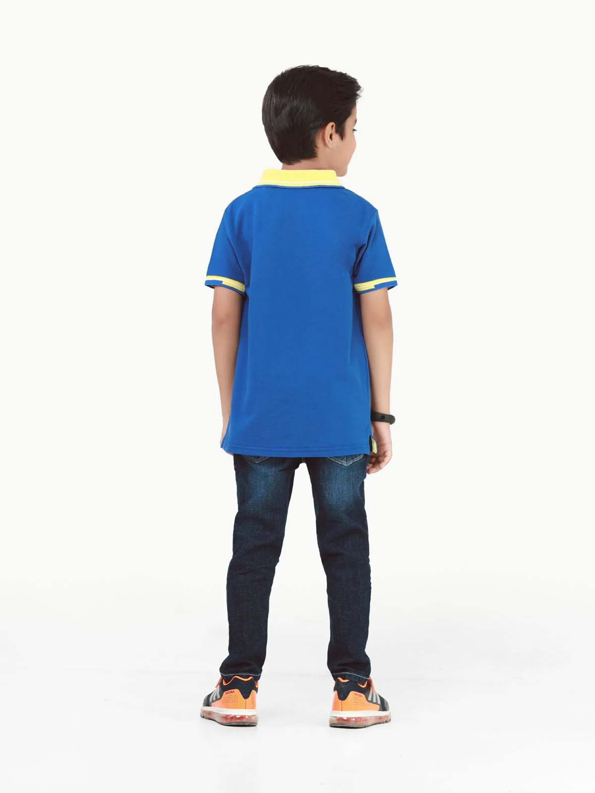 Boy's Navy Blue Polo Shirt - EBTPS22-021 - Image 5