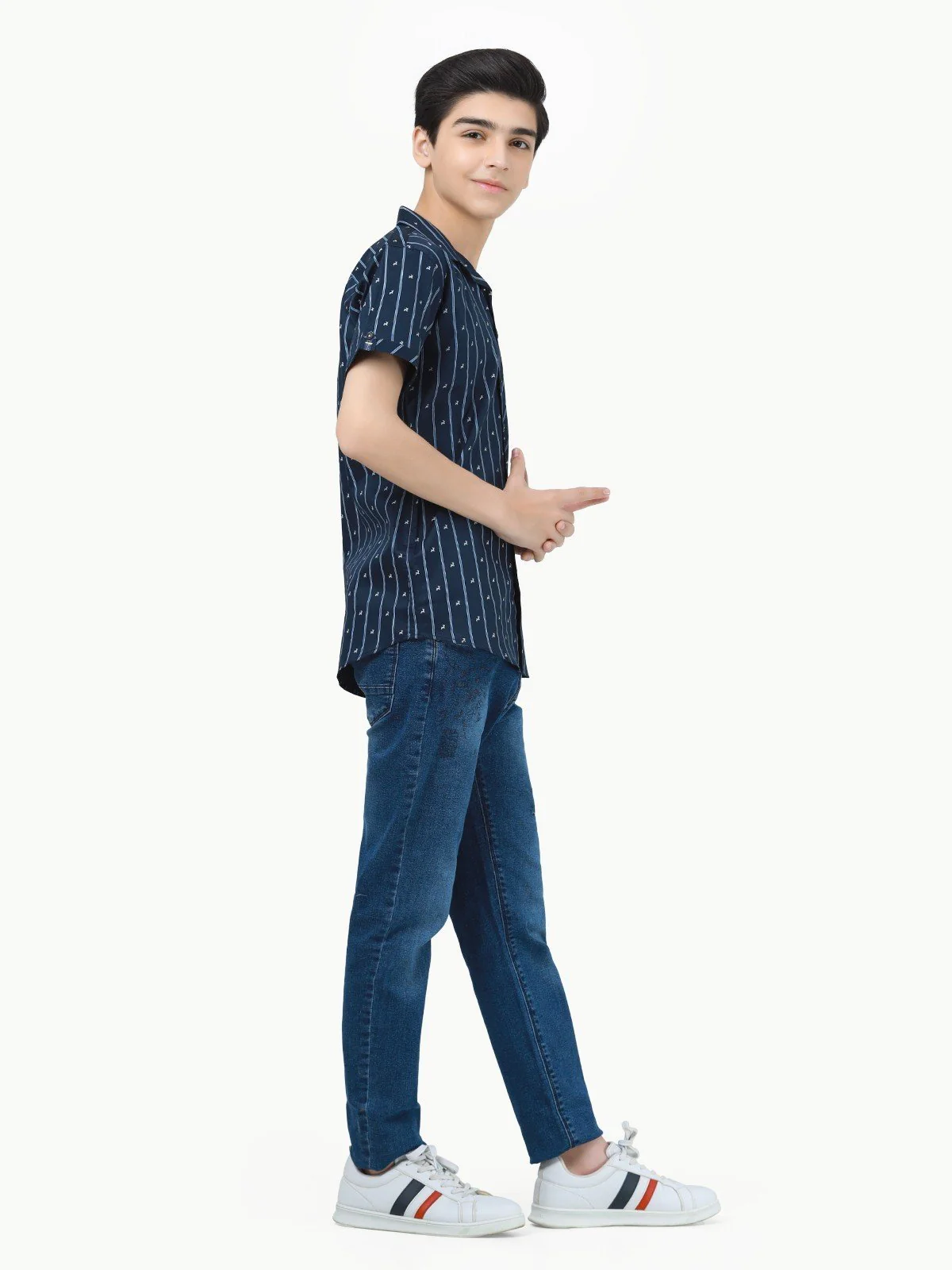 Boy's Navy Blue Shirt - EBTS23-27413 - Image 3