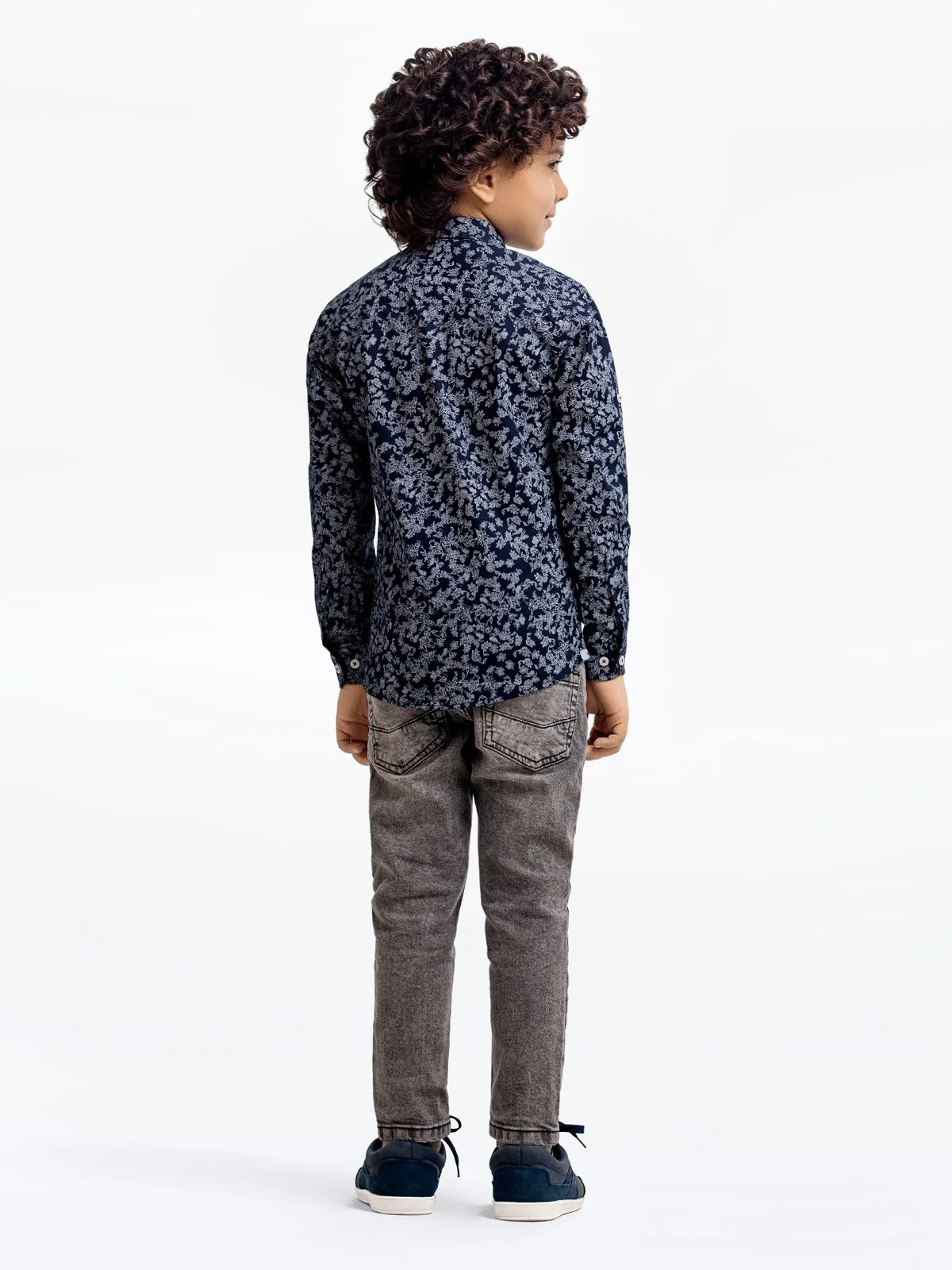 Boy's Navy Blue Shirt - EBTS23-27498 - Image 4