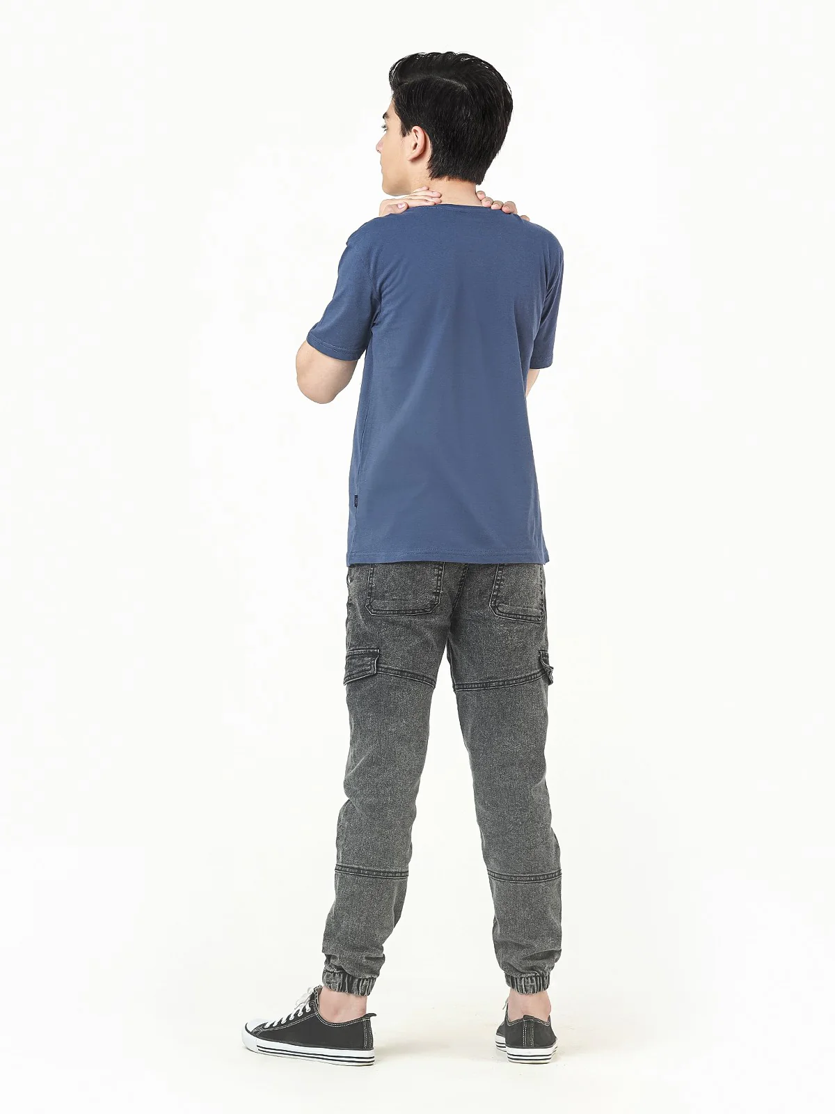 Boy's Navy Blue T-Shirt - EBTTS22-010 - Image 5