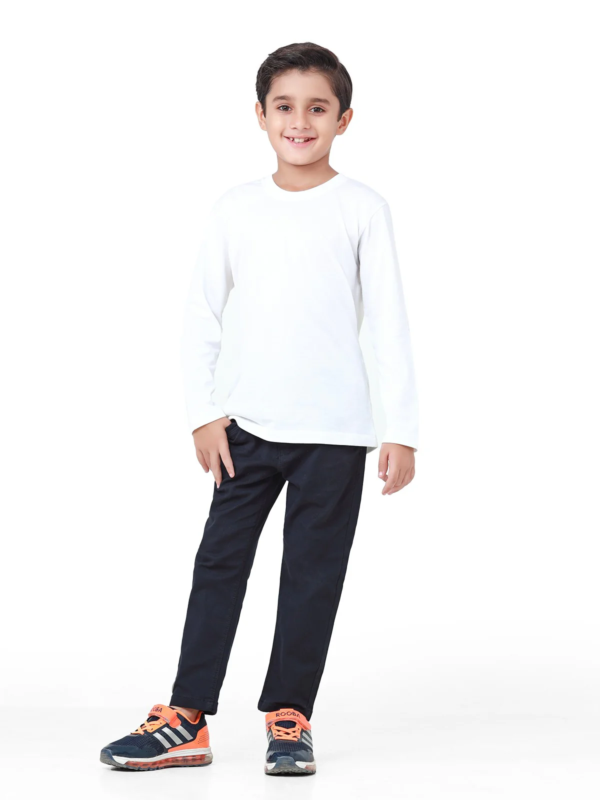 Boy's Navy Chino Pant - EBBCP22-001 - Image 2