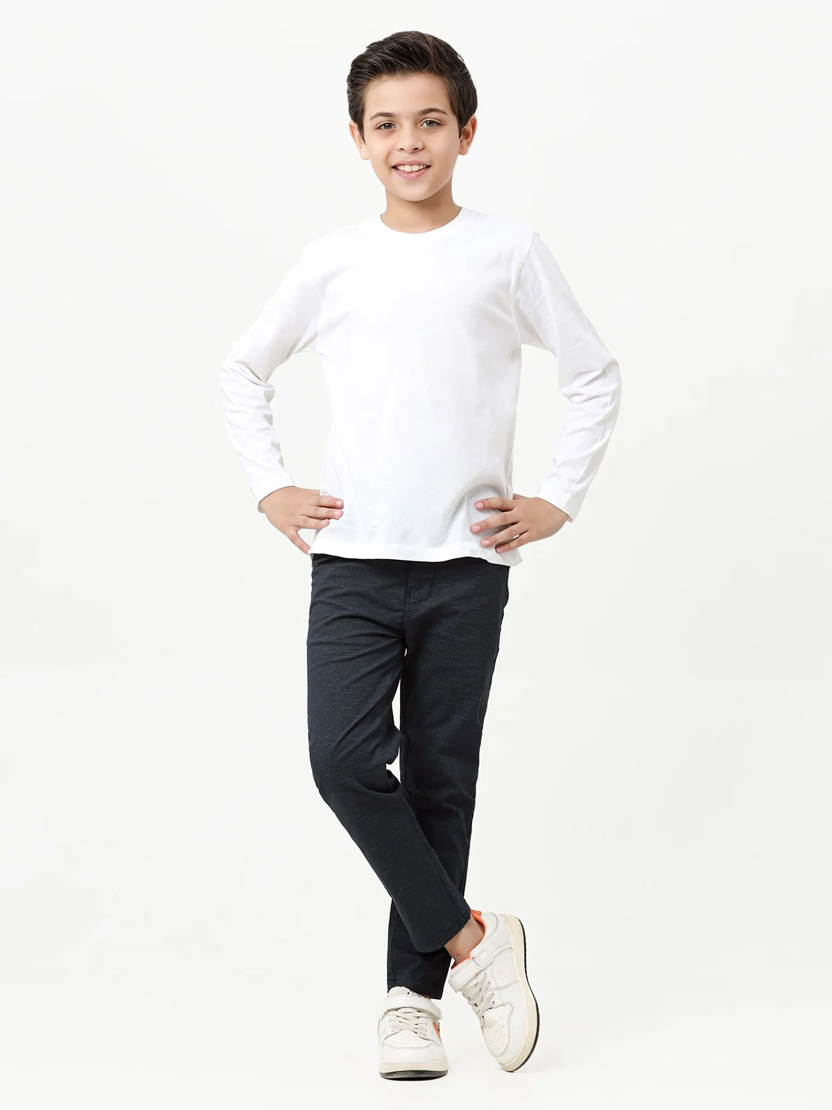 Boy's Navy Chino Pant - EBBCP23-001 - Image 2