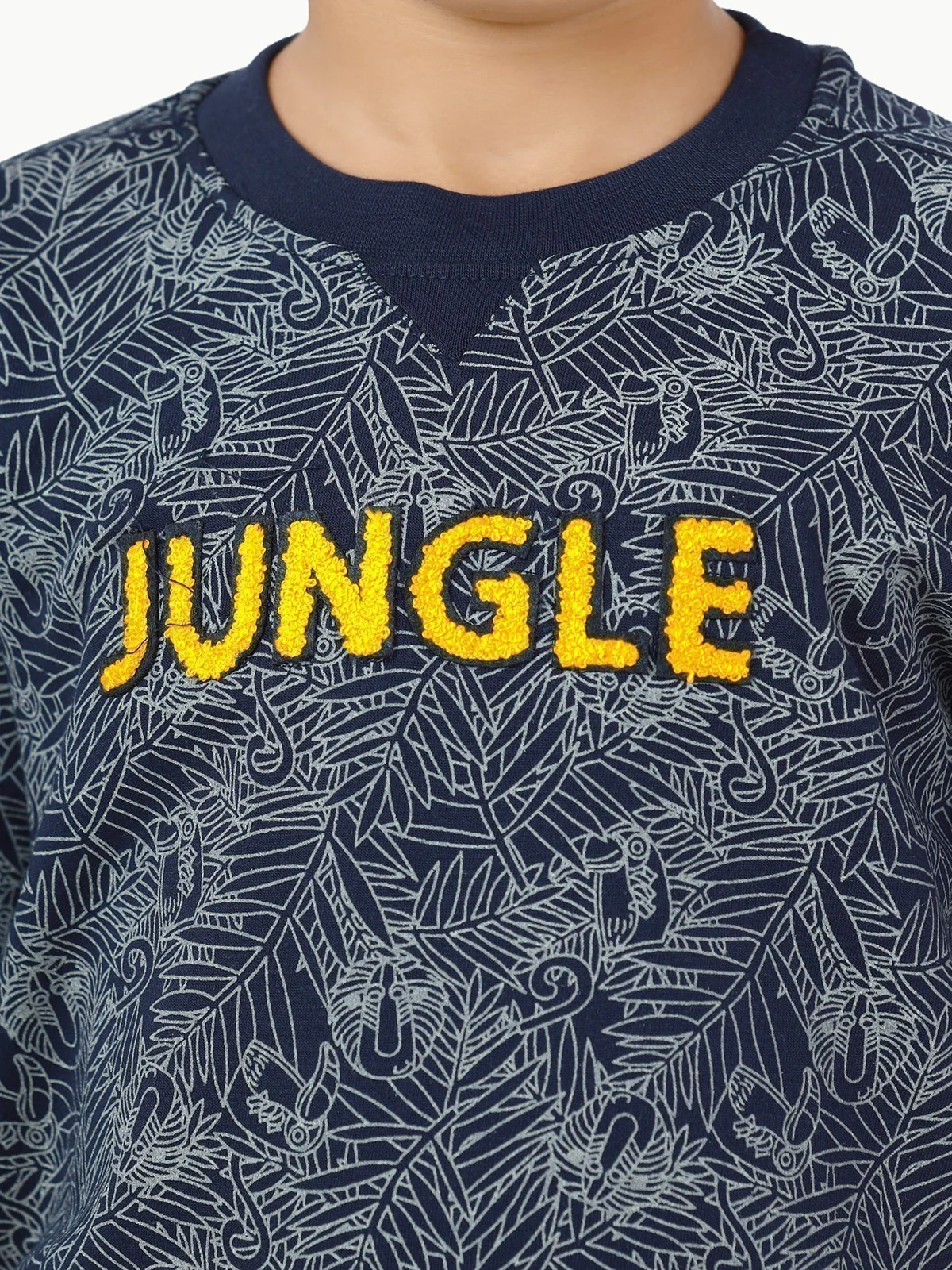 Boy's Navy Sweatshirt - EBTSS22-008 - Image 4