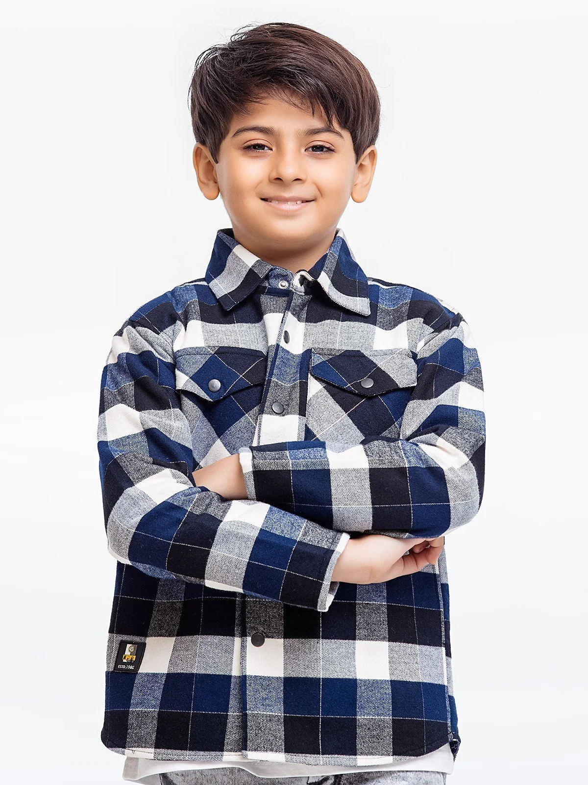Boy's Navy & White Jacket - EBTJ22-001 - Image 2