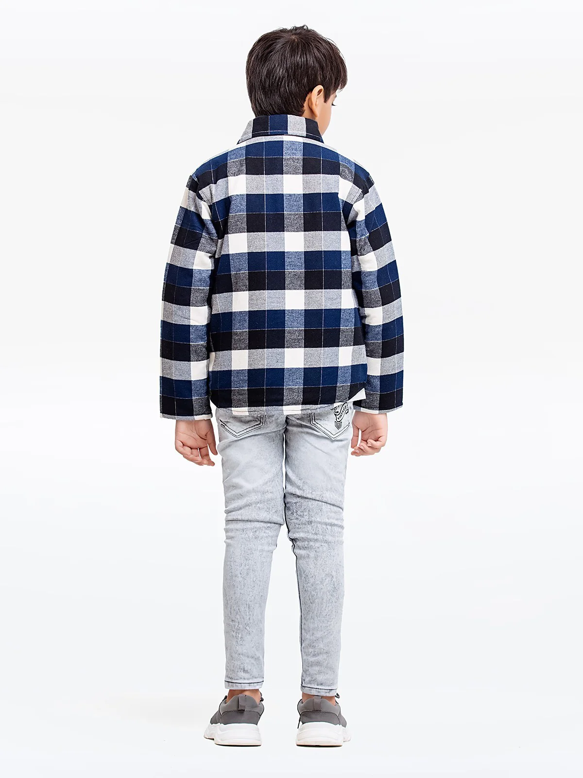 Boy's Navy & White Jacket - EBTJ22-001 - Image 6