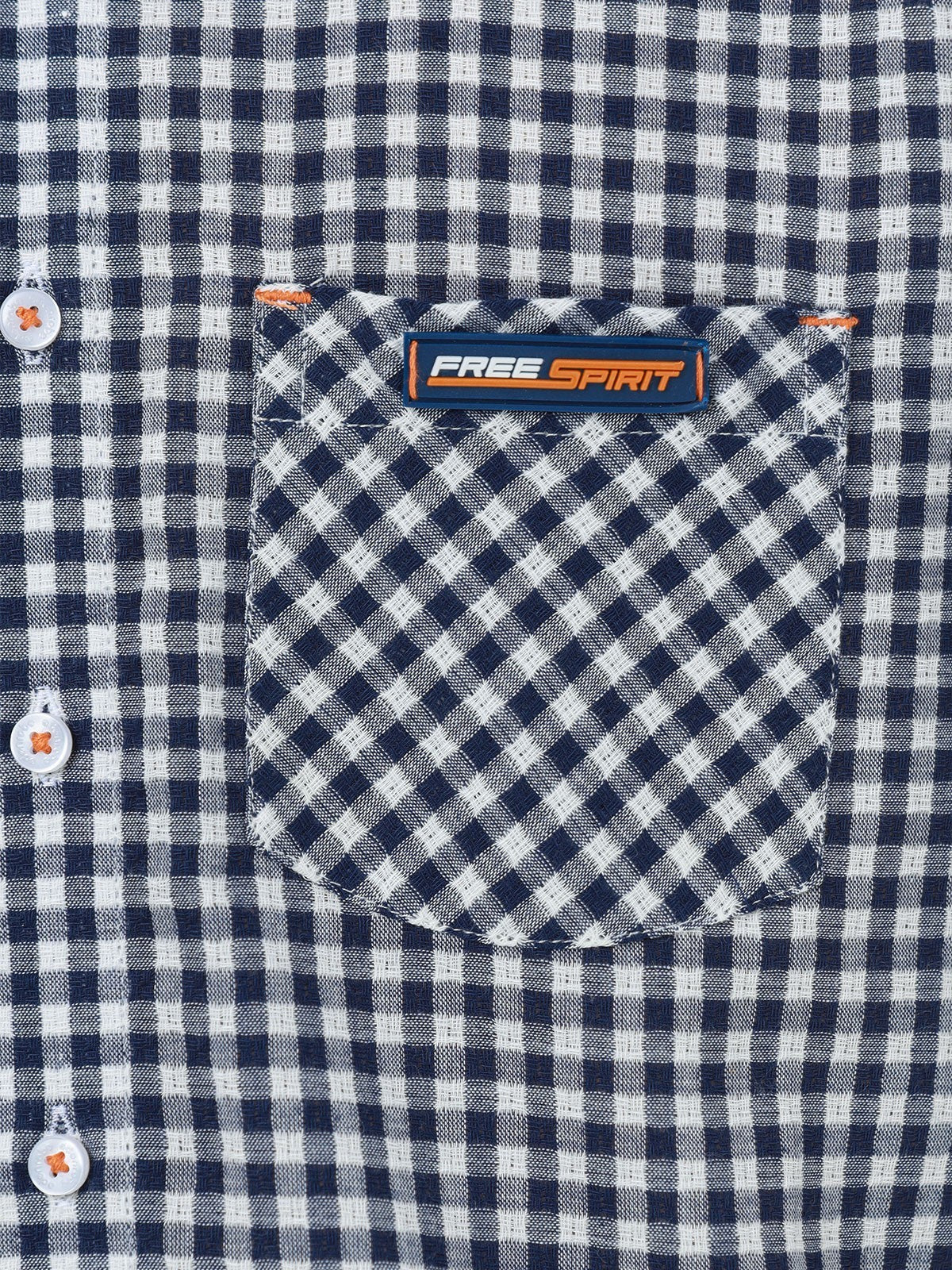 Boy's Navy & White Shirt - EBTS23-27416 - Image 4