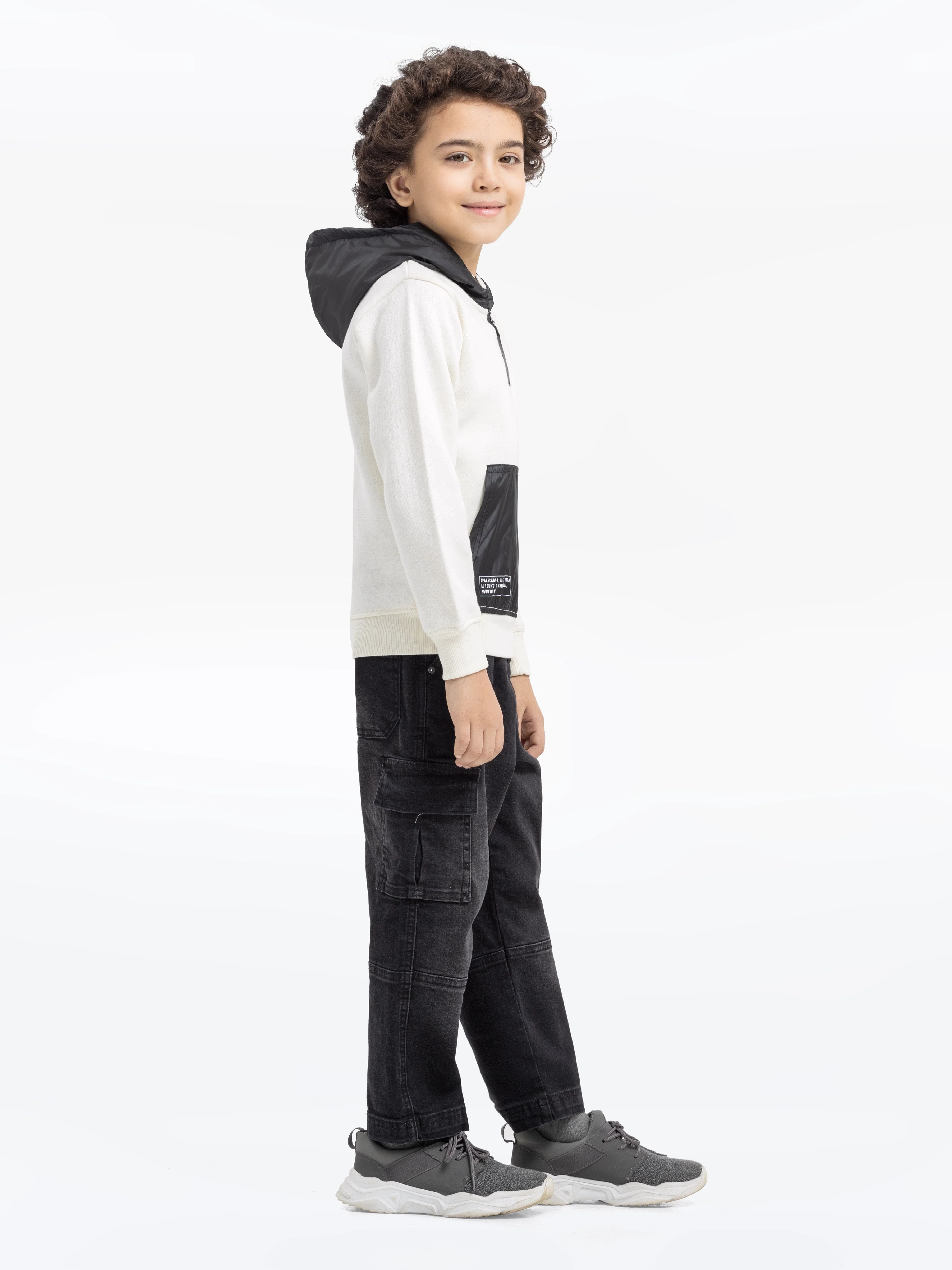 Boy's Off White Hoodie - EBTH22-015 - Image 4