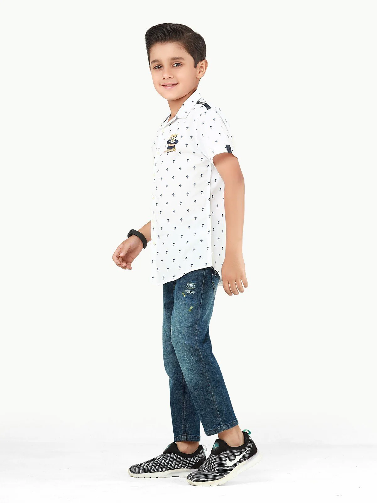 Boy's Off White Shirt - EBTS22-27410 - Image 3