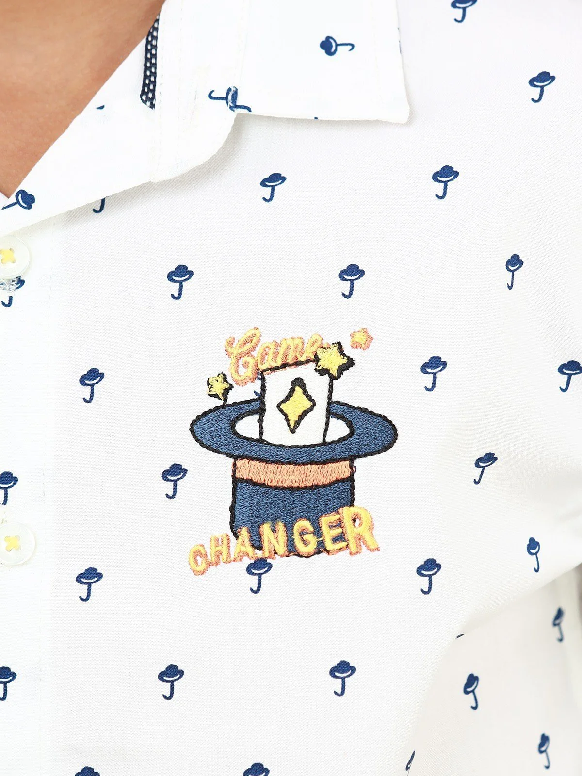 Boy's Off White Shirt - EBTS22-27410 - Image 4