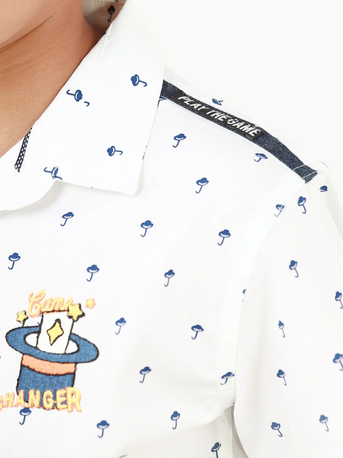 Boy's Off White Shirt - EBTS22-27410 - Image 5