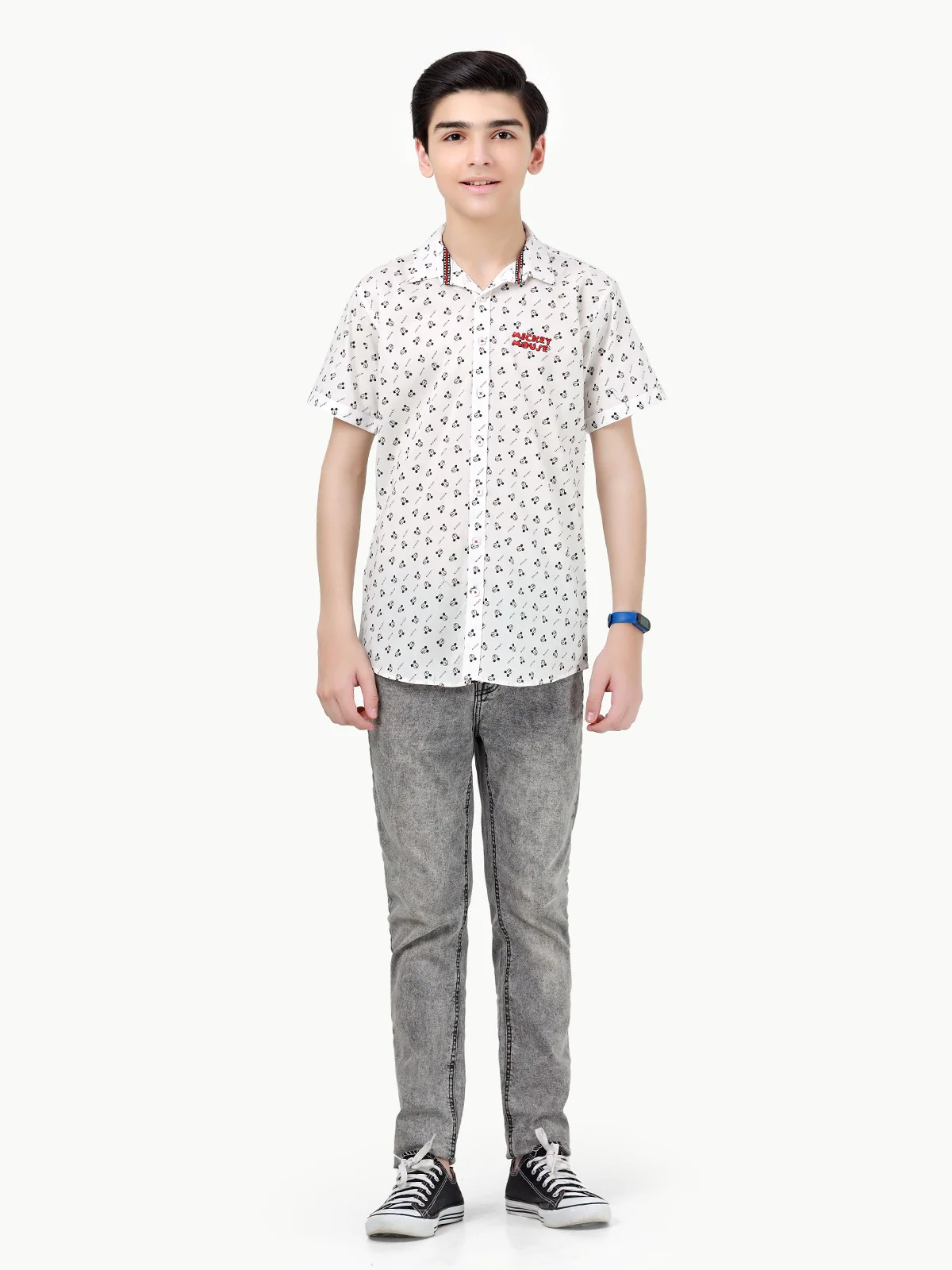 Boy's Off White Shirt - EBTS22-27425 - Image 2
