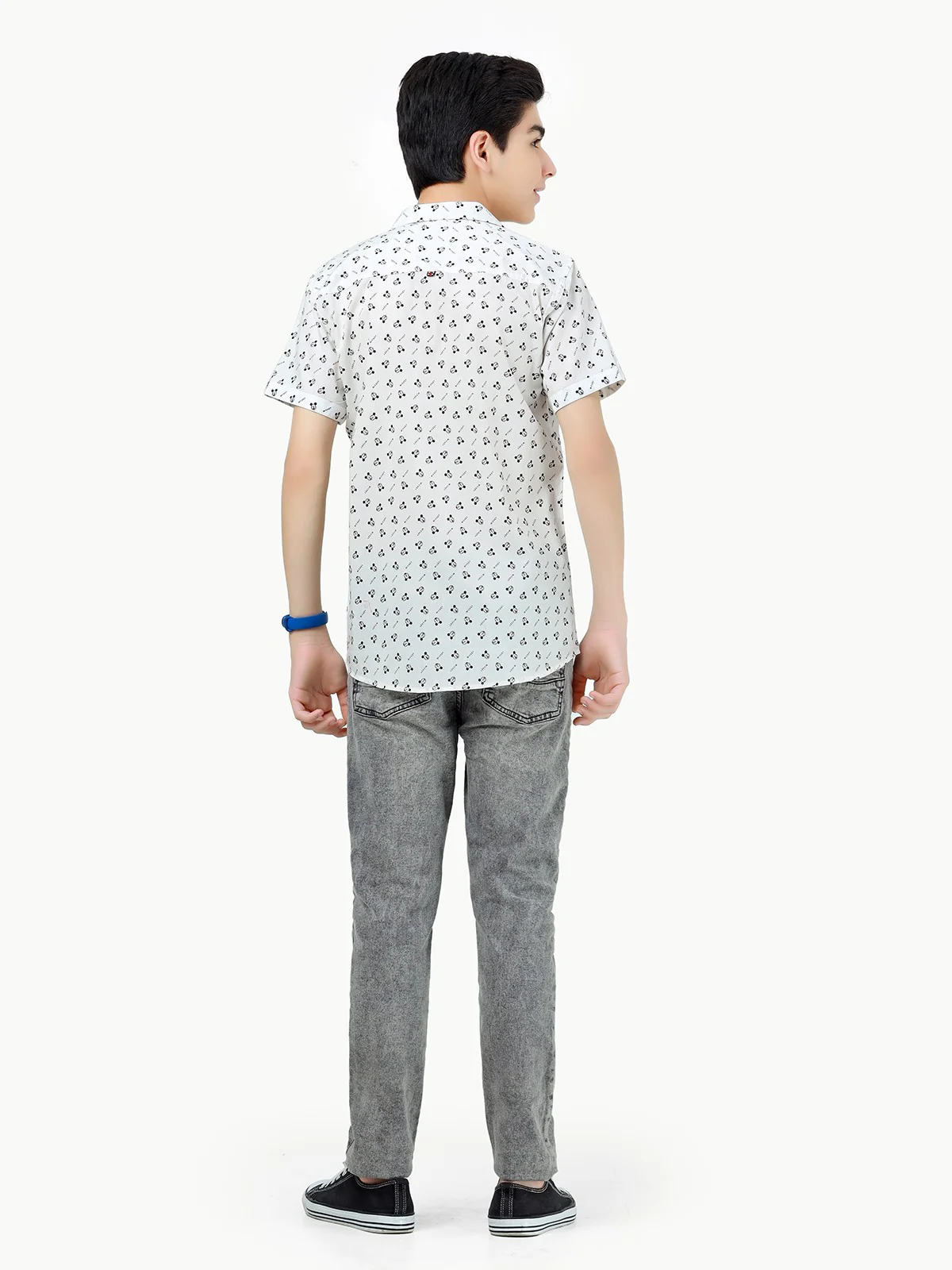 Boy's Off White Shirt - EBTS22-27425 - Image 5