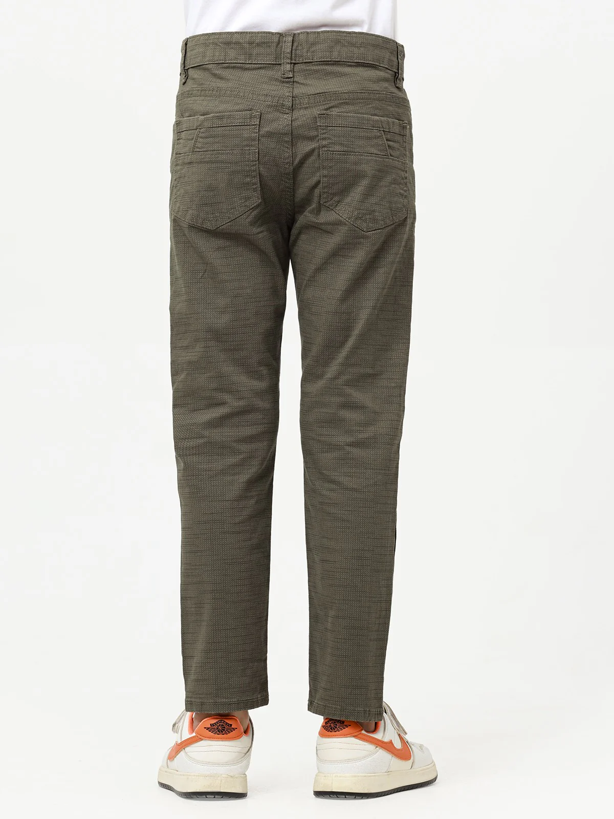 Boy's Olive Chino Pant - EBBCP23-027 - Image 5